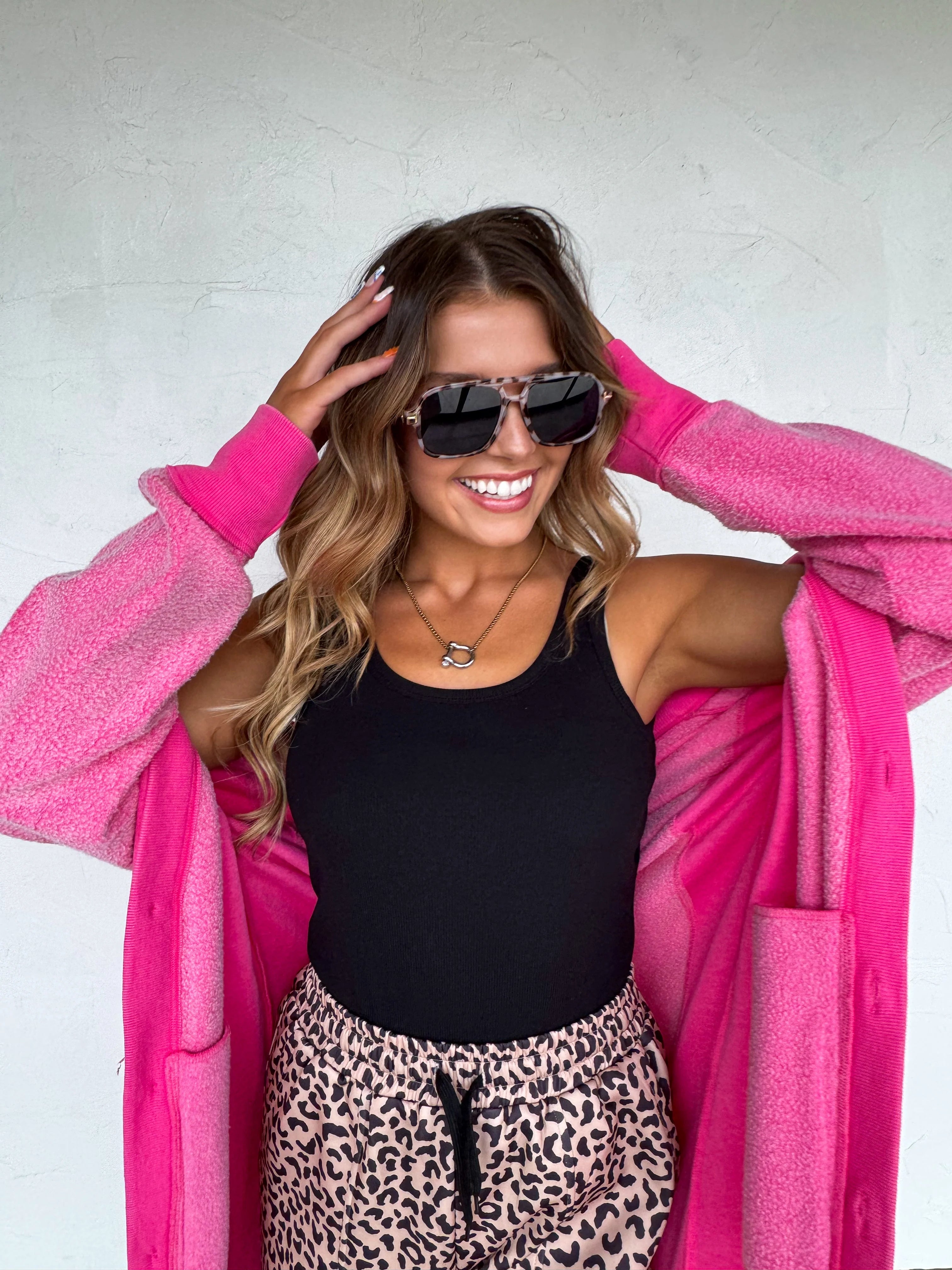 PREORDER: Desi Sweatshirt Cardigan by Blakeley (ETA Late February/ Early March) - BFF Here