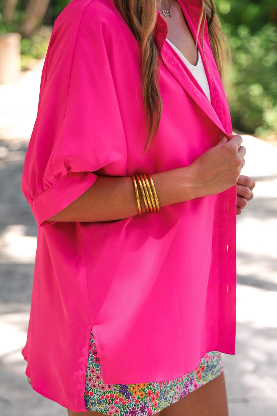 PREORDER: Sutton Button Up Top / Pink by Jess Lea (ETA: February) - BFF Here