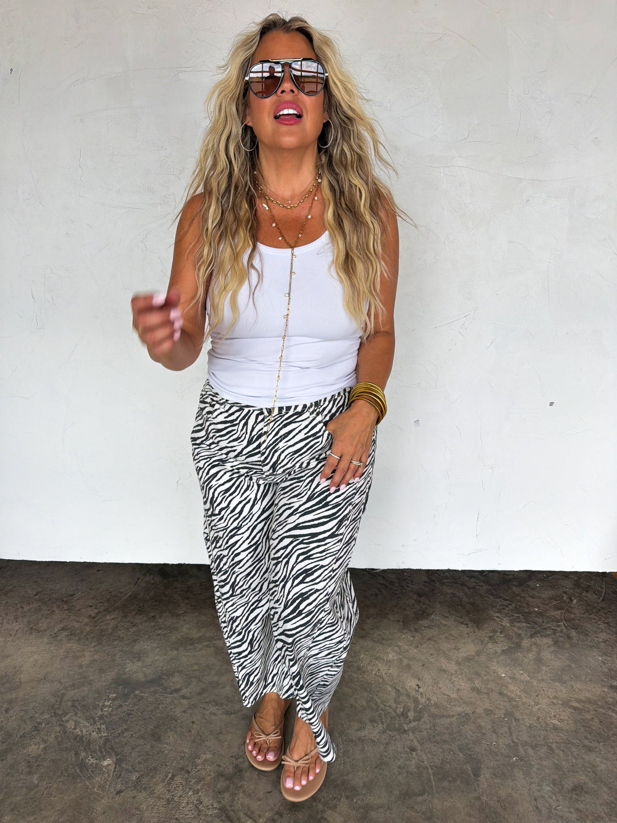 PREORDER: Zebra Bex Barrel Jeans by Blakeley (ETA December)