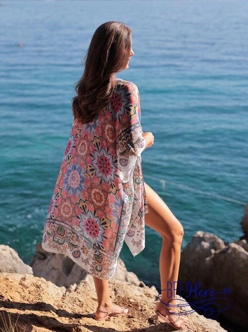 Floral Fantasy: Boho Chic Kimono - BFF Here