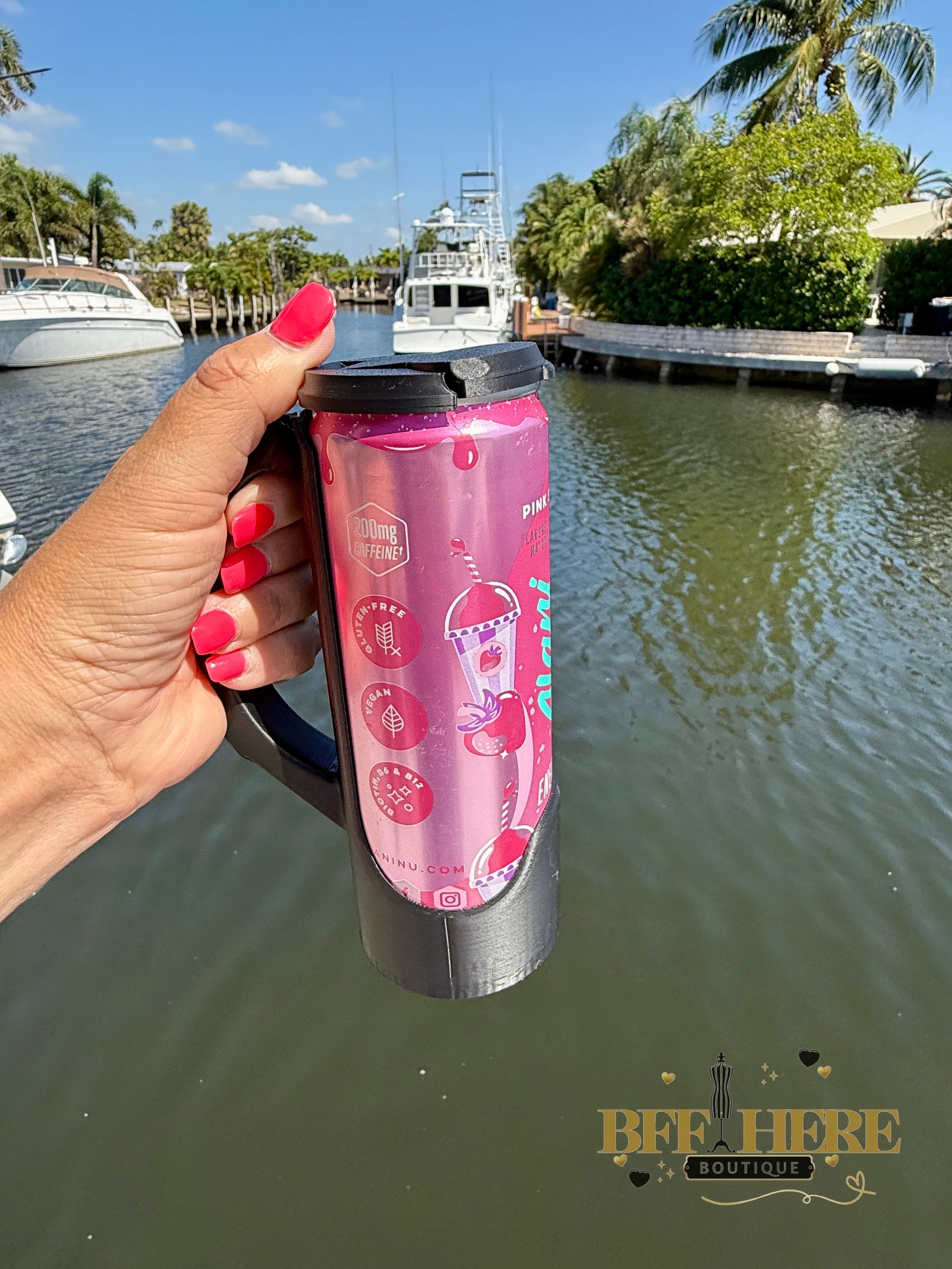 Sip & Chill Skinny Can Lid / Choice of Color - BFF Here