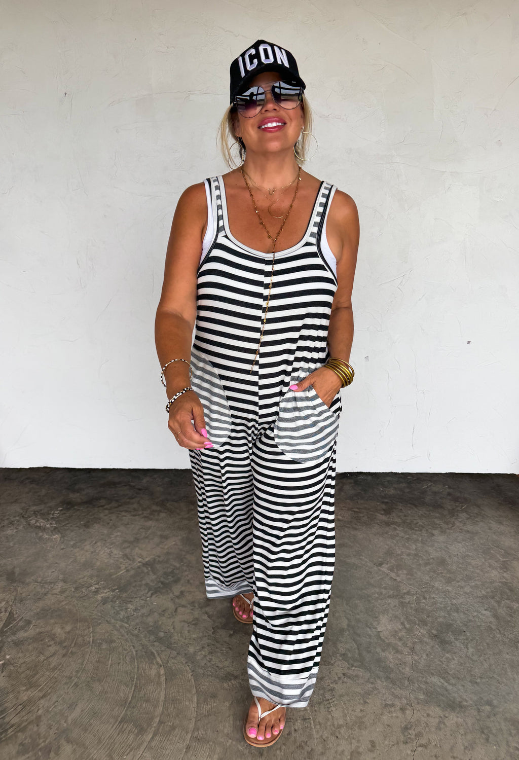 PREORDER- Ricki Stripe Terry Romper by Blakeley (ETA: August) - BFF Here