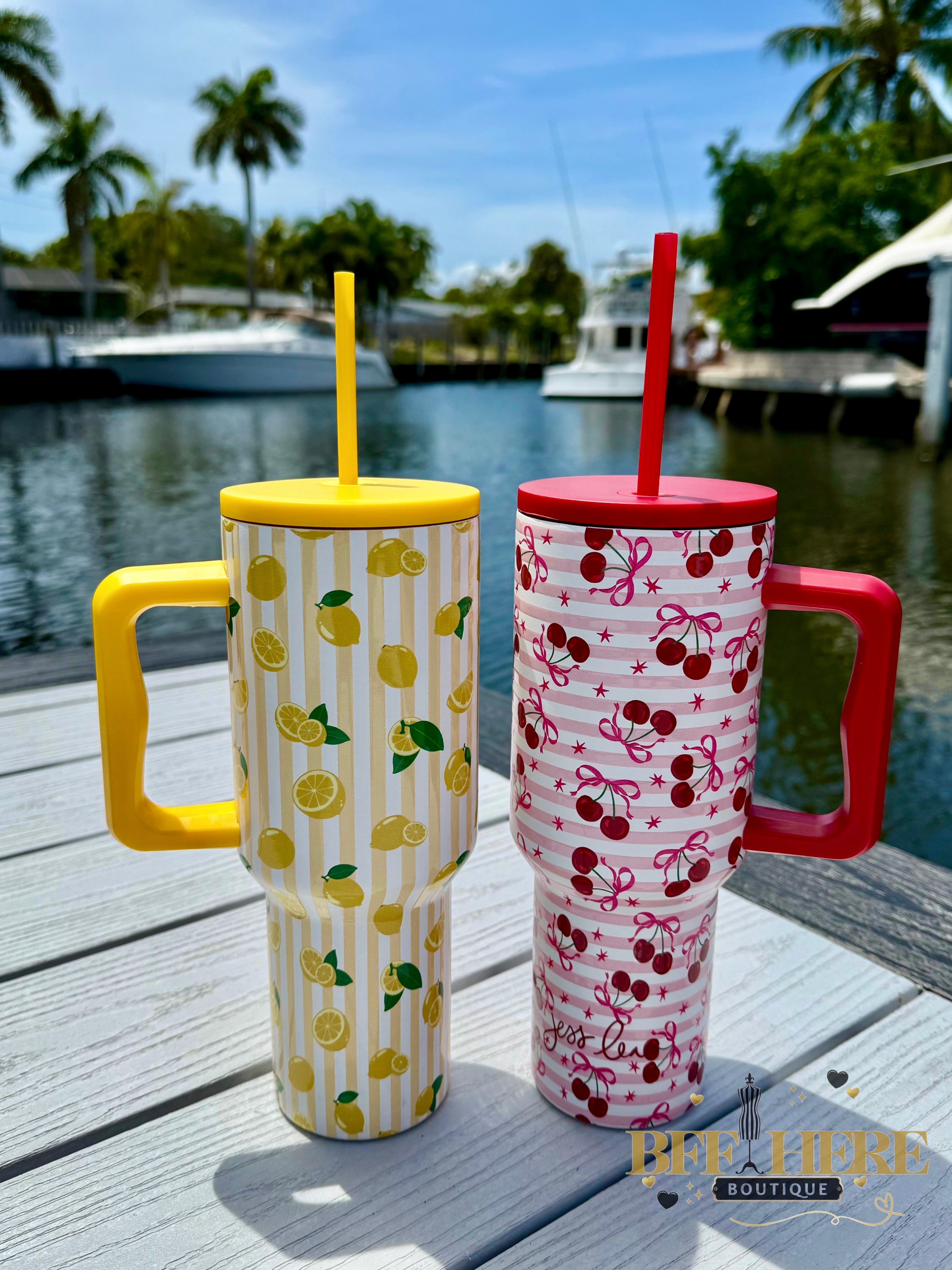 Cherry Bomb Tumbler by Jess Lea - BFF Here