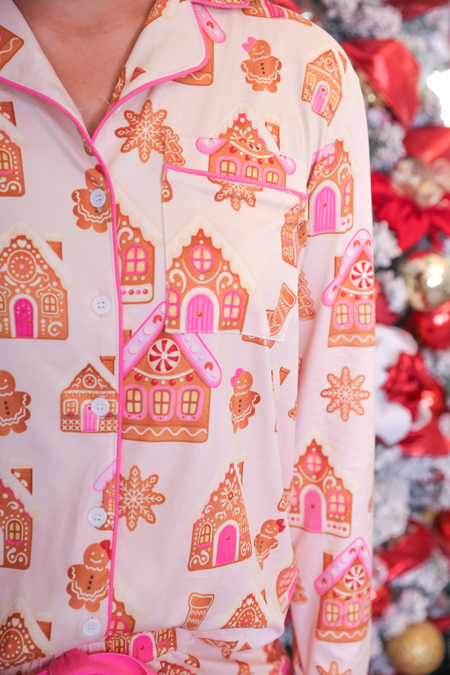 PREORDER: Gingerbread Wonderland Ruffle Pajama Set by Jess Lea (ETA: End of October) - BFF Here