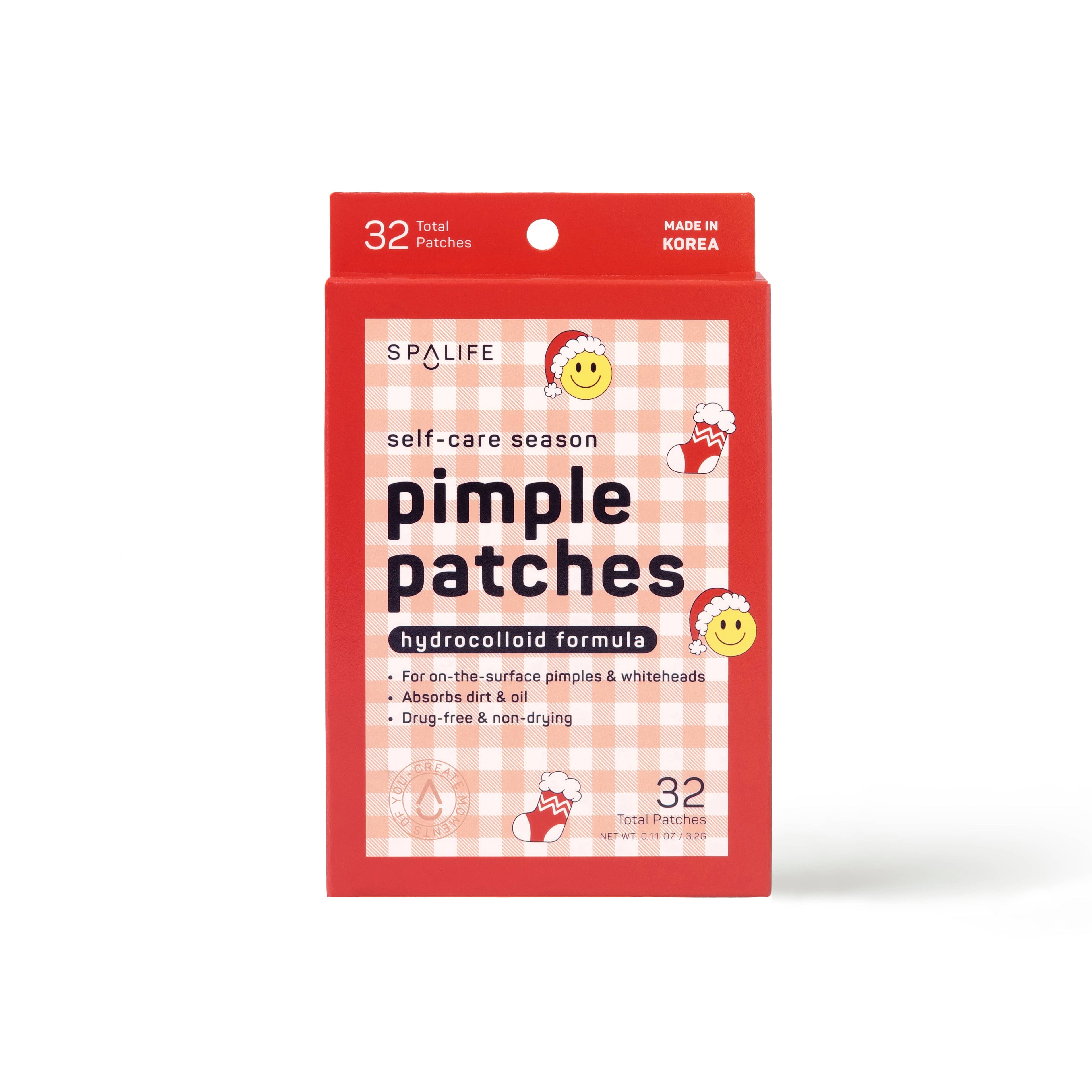 Holiday Self-care Season Hydrocolloid Pimple Patches - BFF Here