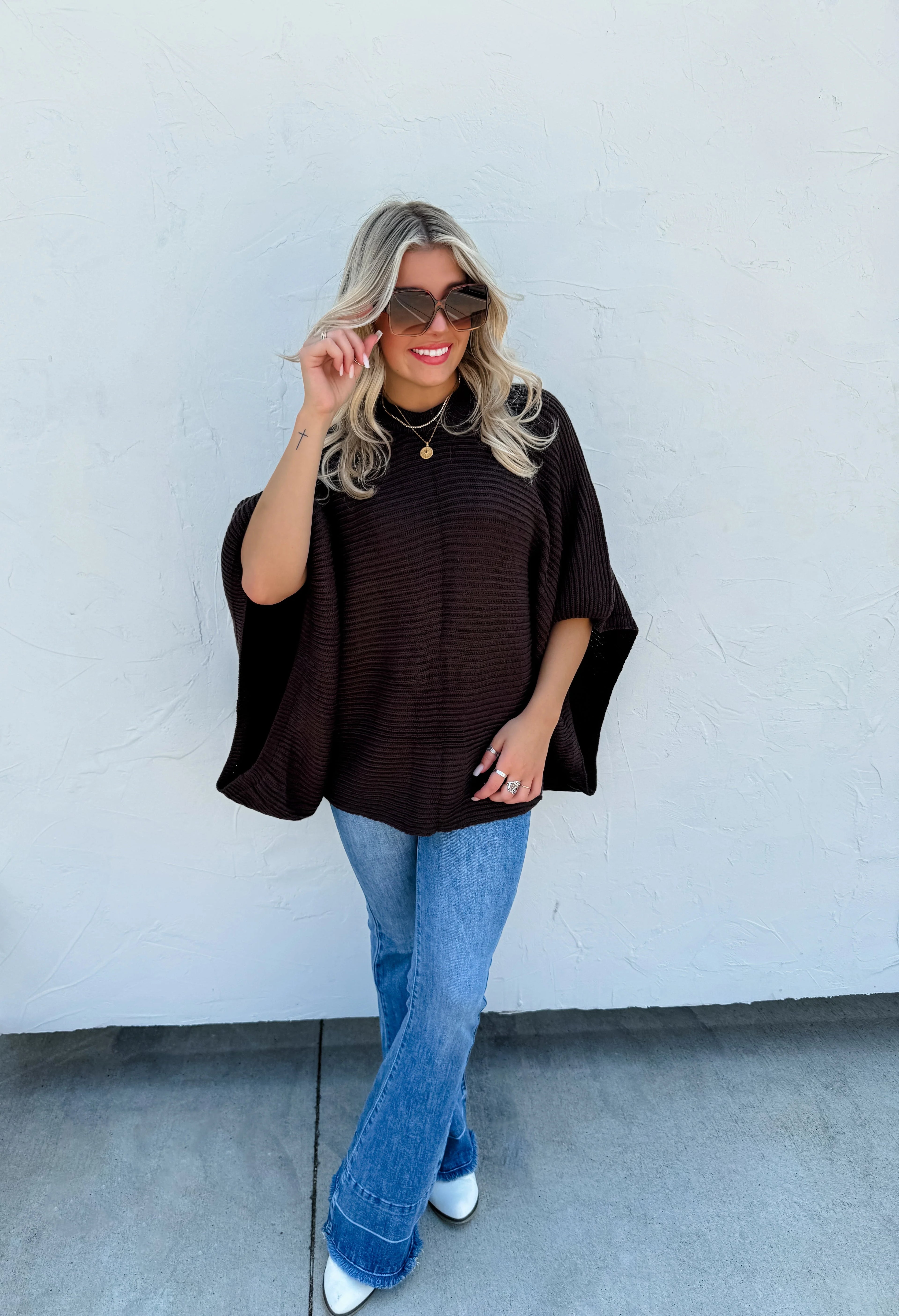 PREORDER: Meg Pullover Poncho by Blakeley (ETA: End of October) - BFF Here