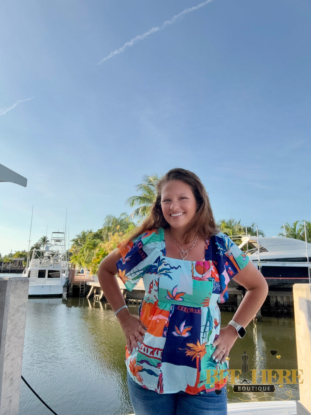 Island Time Vibes Top - BFF Here
