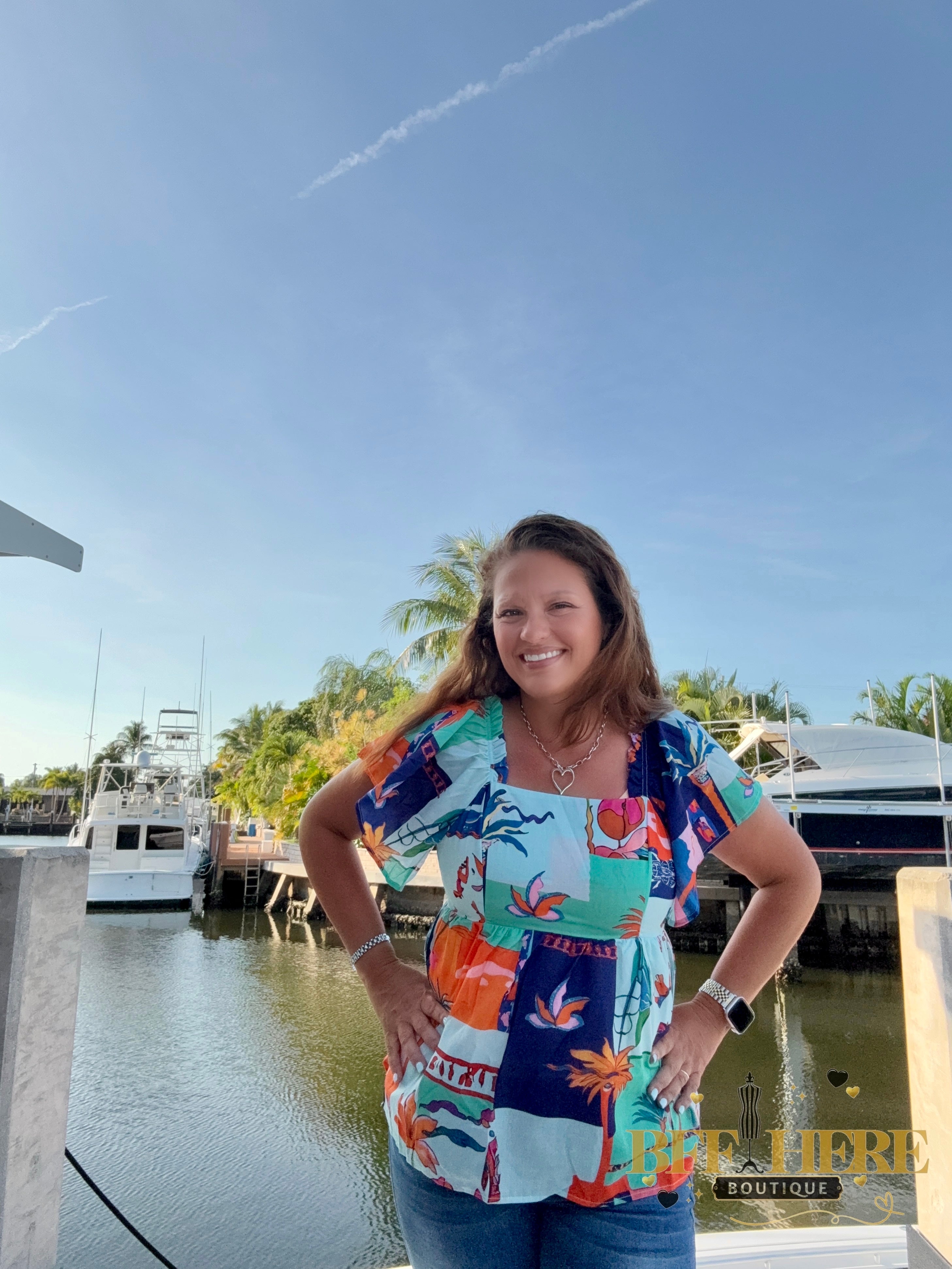 Island Time Vibes Top - BFF Here