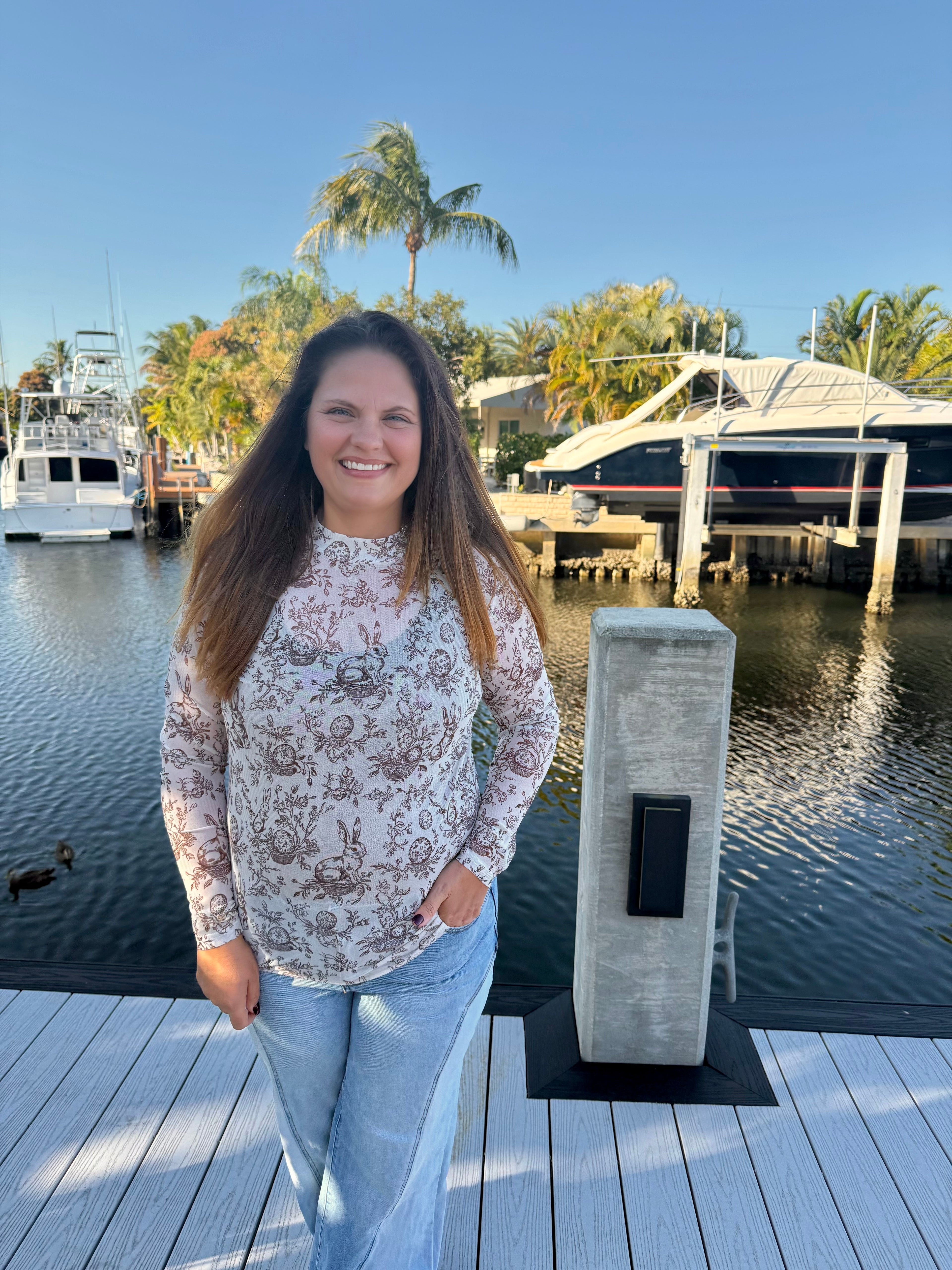 Cottontail Garden Mesh Top by Sterling Kreek - BFF Here