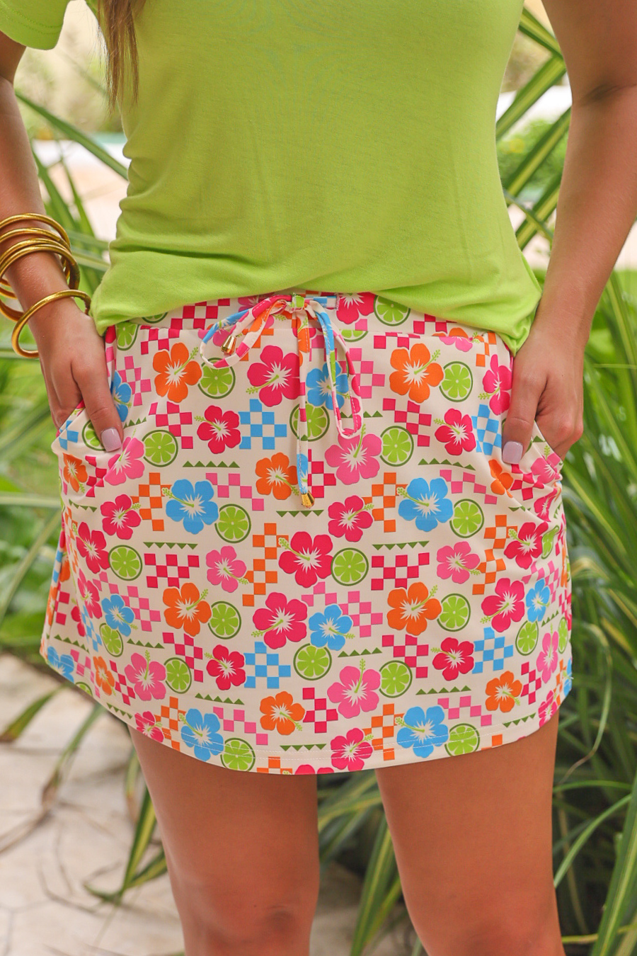 PREORDER: Check the Tropics Skort by Jess Lea (ETA: February)
