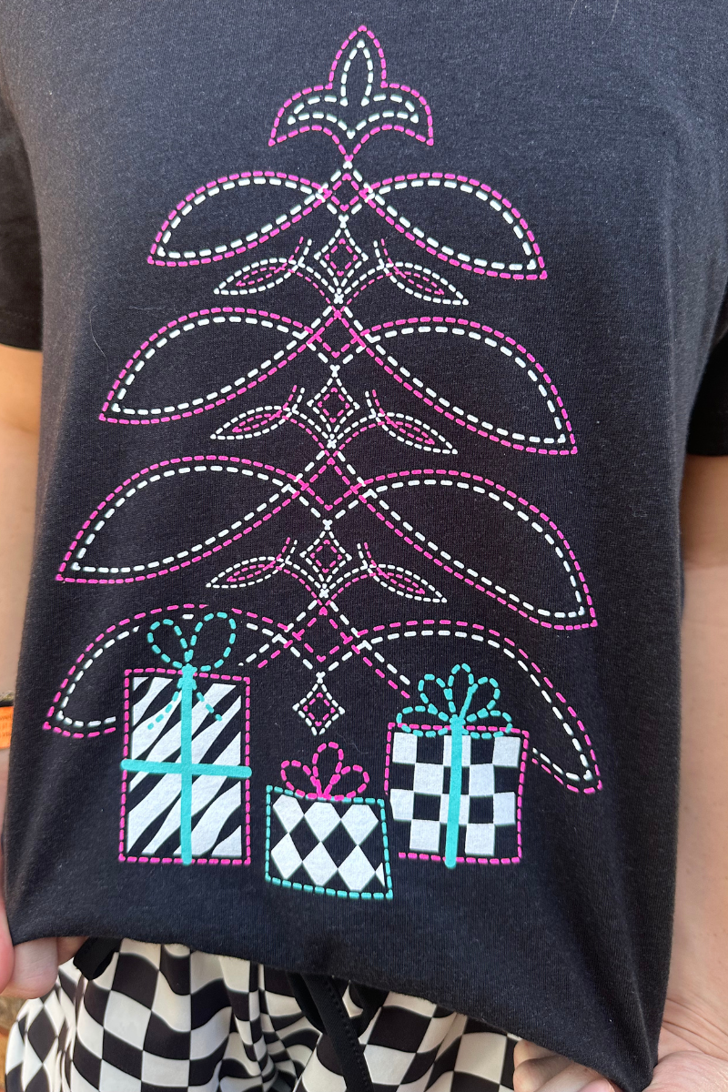 Mini Boot Scootin' Christmas Tee by Sterling Kreek - BFF Here