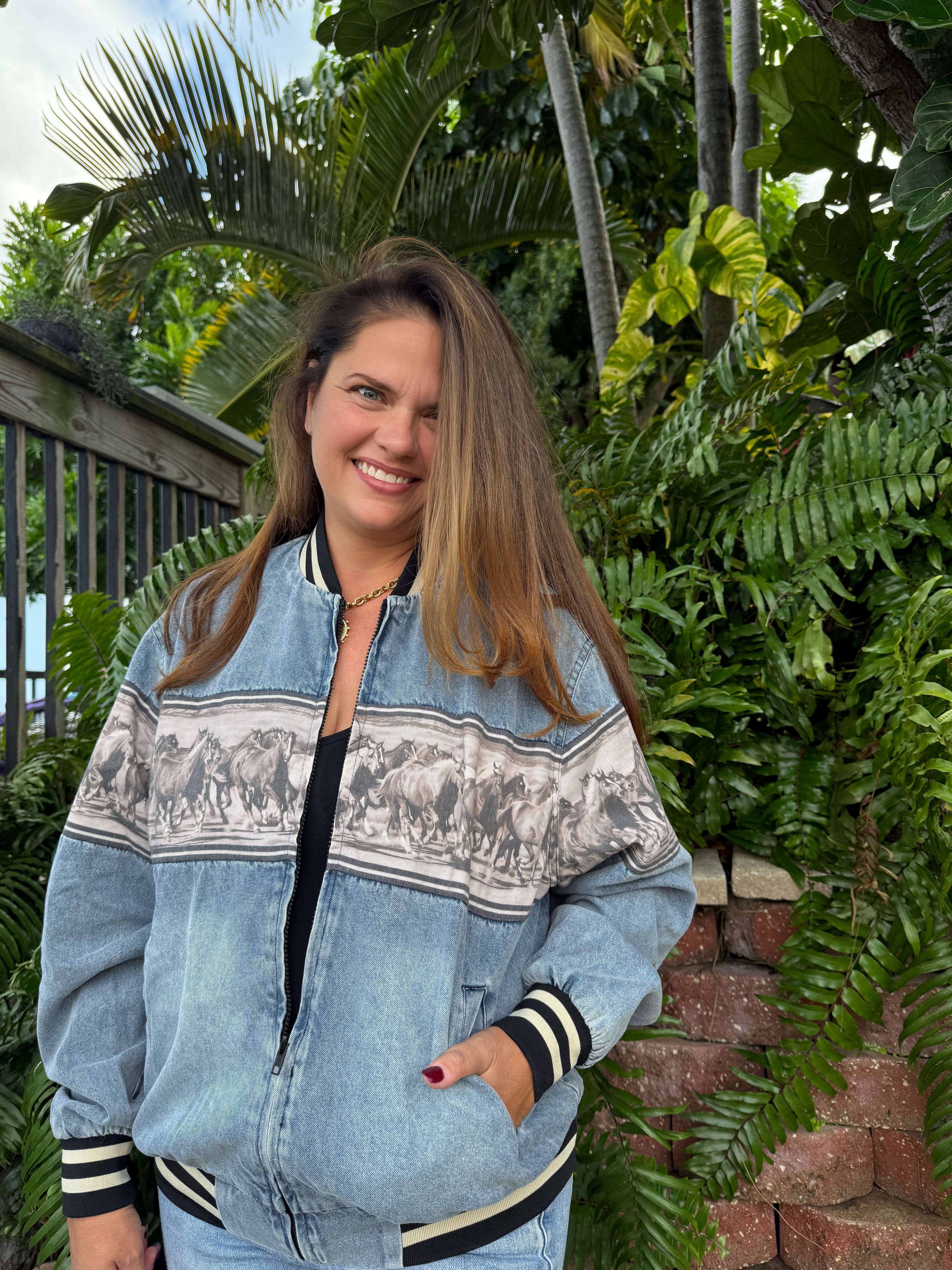 Bermuda Rush Bomber Jacket by Sterling Kreek - BFF Here