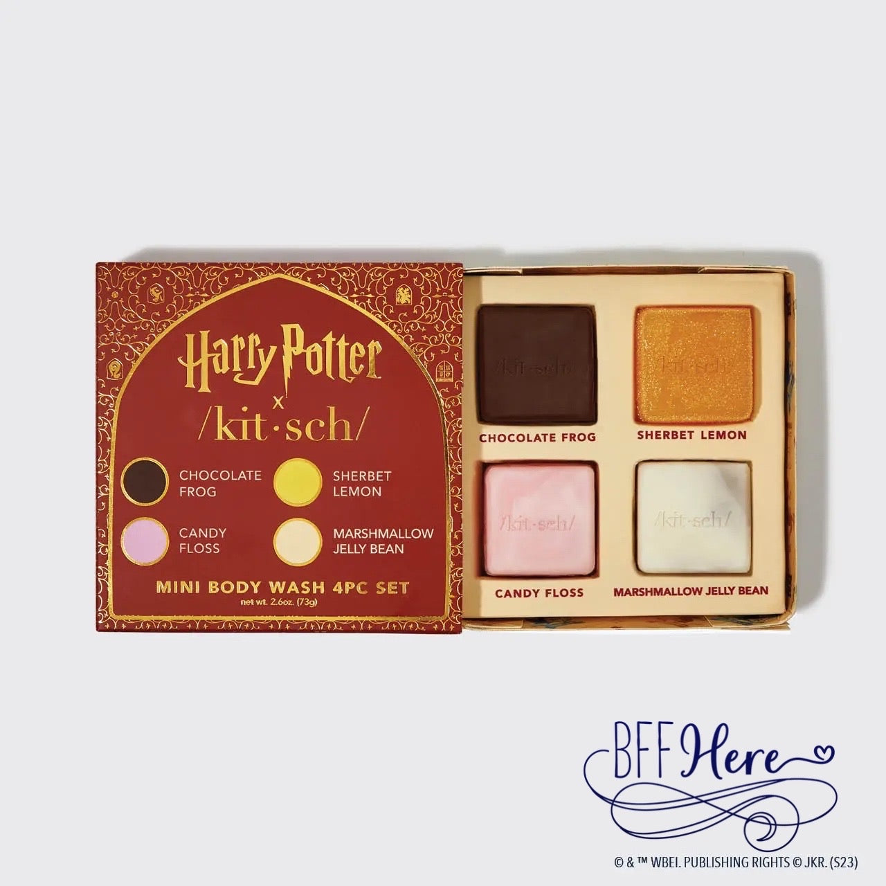 Harry Potter X Kitsch Body Wash — 4pc Set - BFF Here