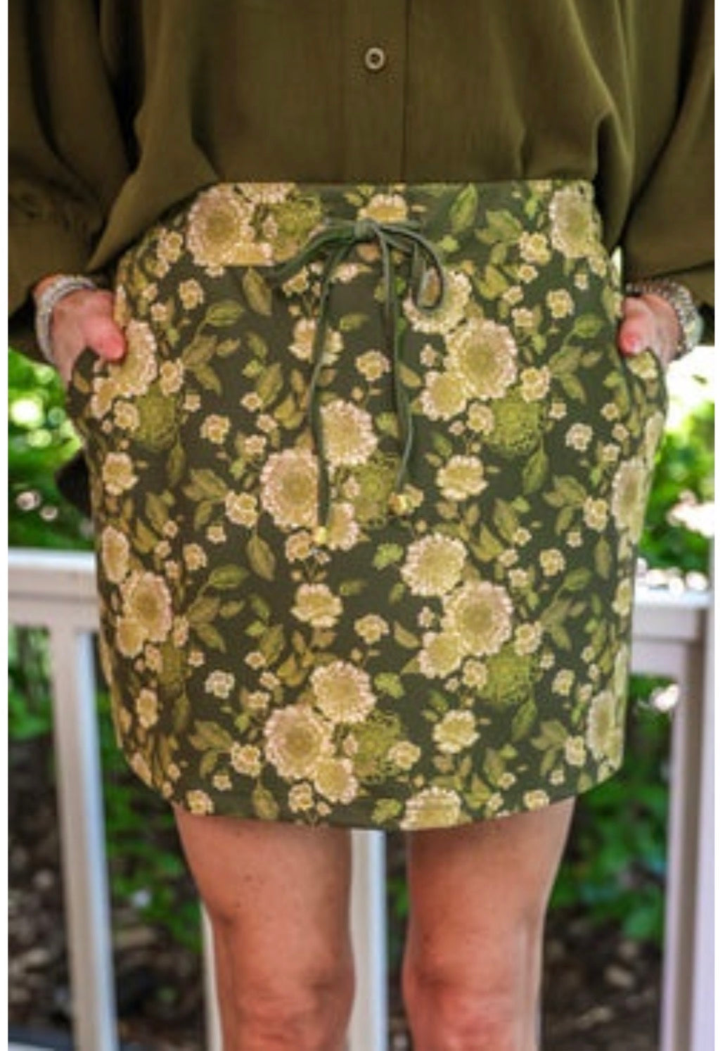 PREORDER: Olive Blossom Skort by Jess Lea (ETA: July)