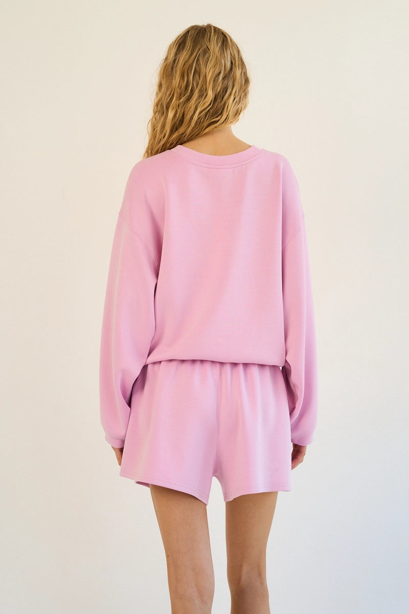PREORDER: Buttery Modal Sweatshirt / Light Pink by The GREii (ETA: May) - BFF Here