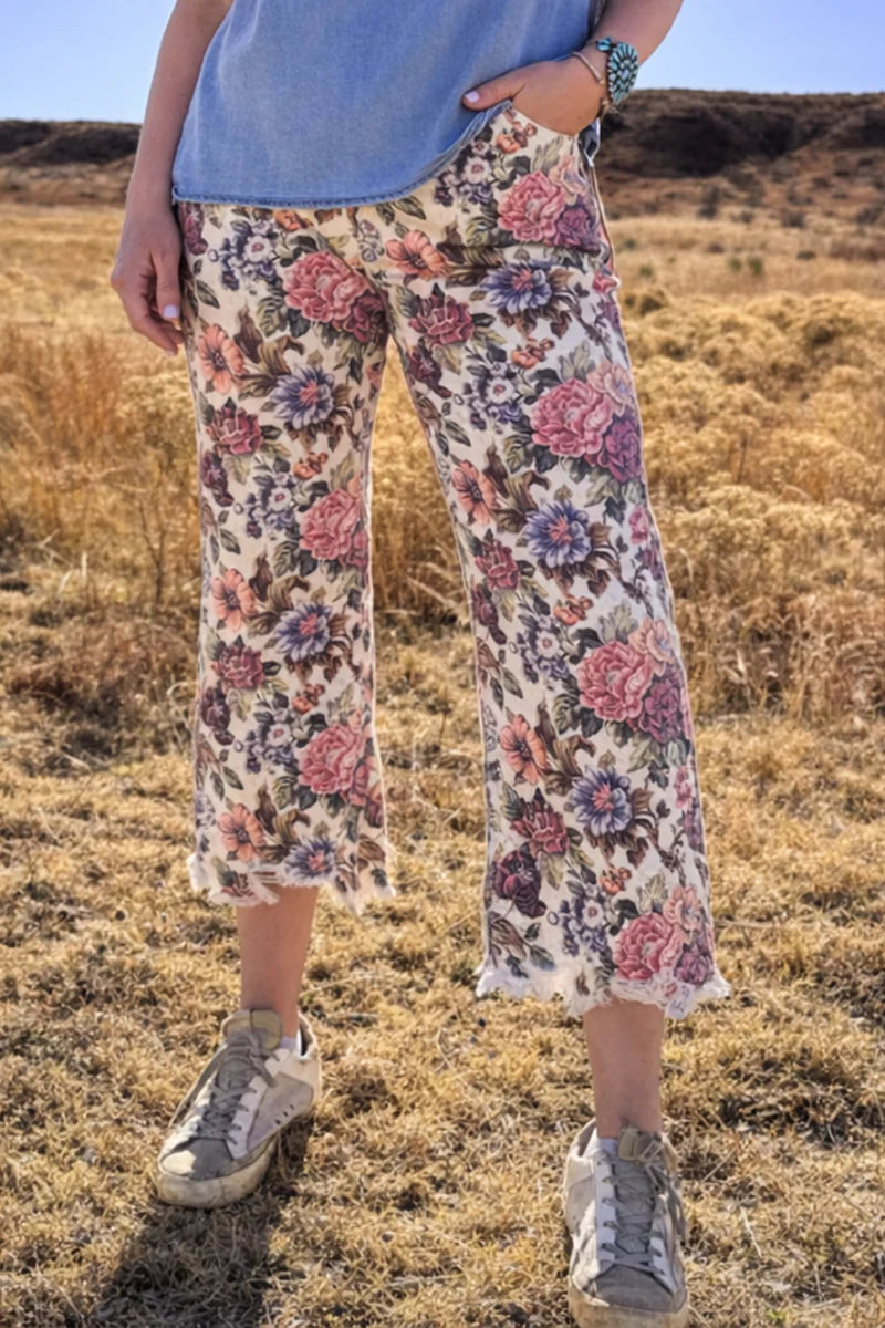 Vintage Floral Jeans by Sterling Kreek - BFF Here
