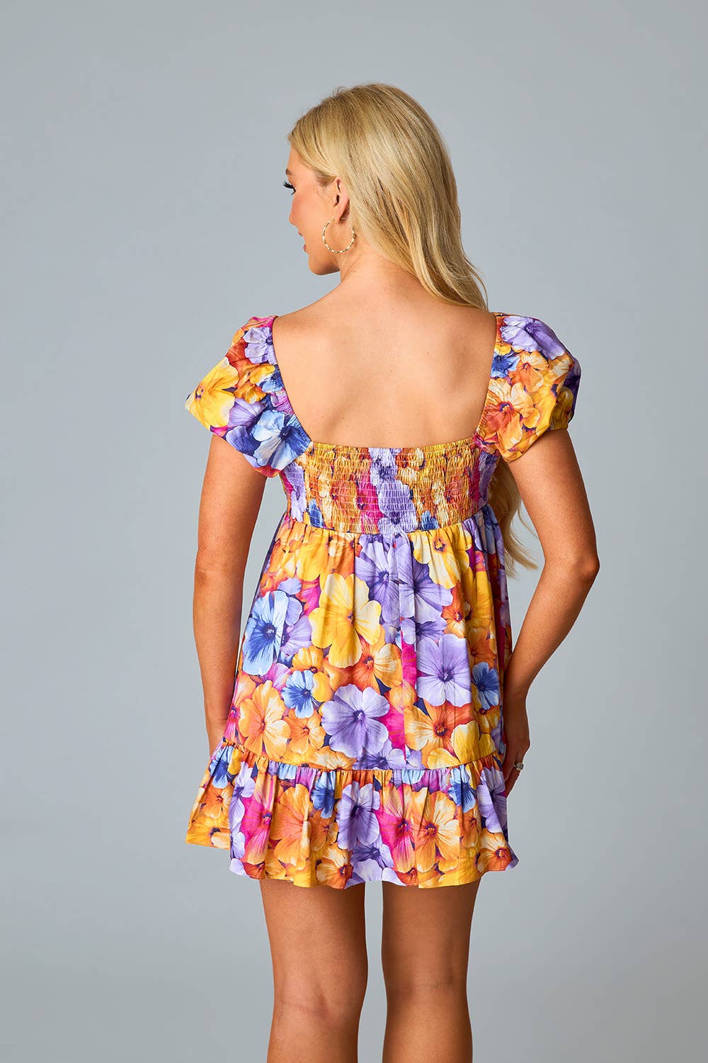 Diego Pansy Mini Dress by Buddy Love