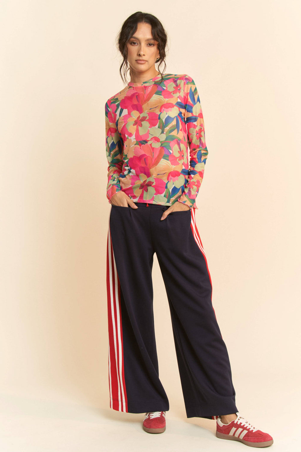 Bloom Burst Mesh Top / Choice of Color - BFF Here