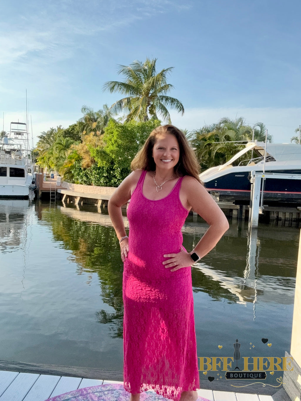 Leely Lace Dress by Blakeley / Choice of Color - BFF Here