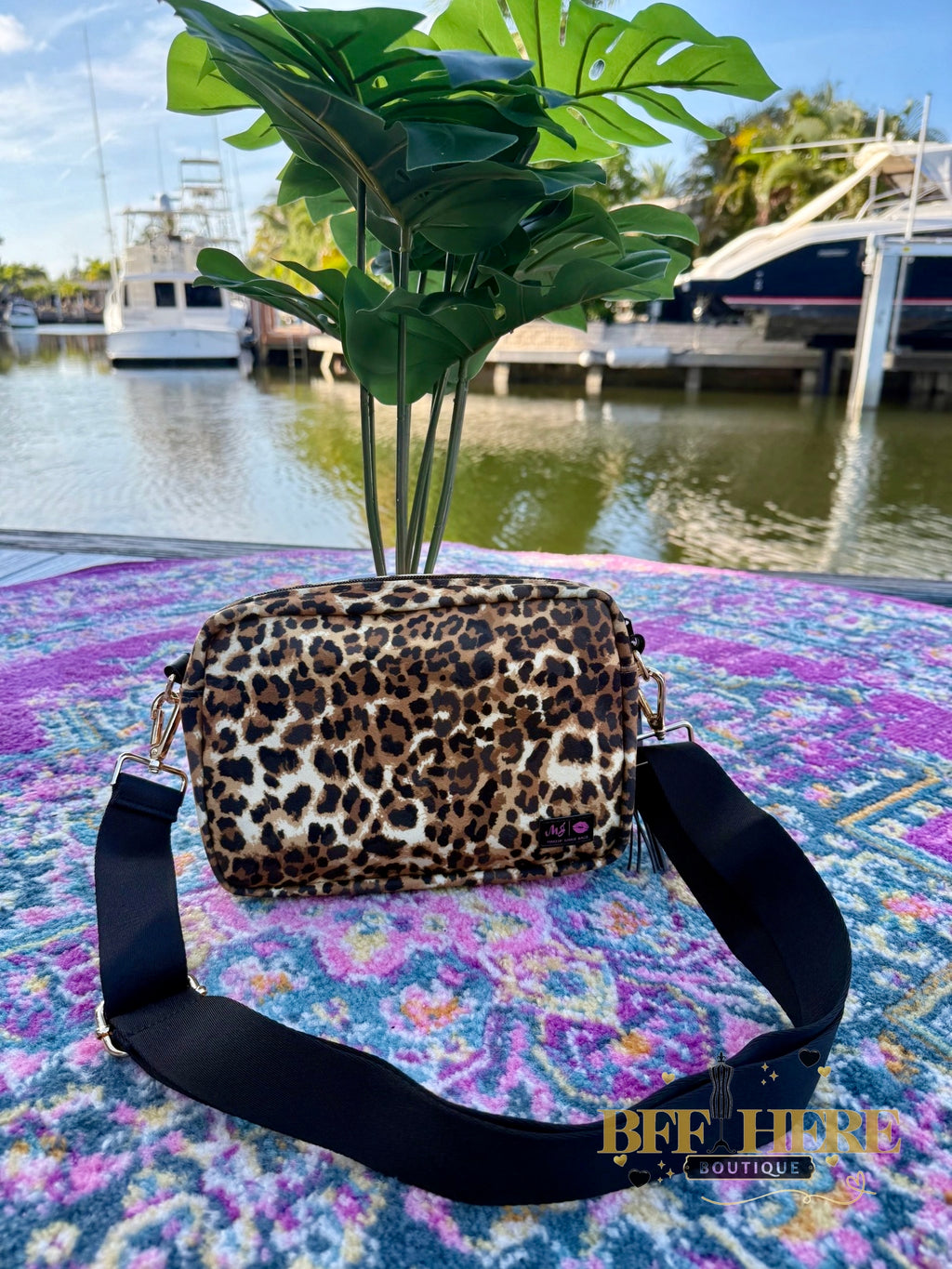 Lady Leopard Uptown by Makeup Junkie Bags - BFF Here