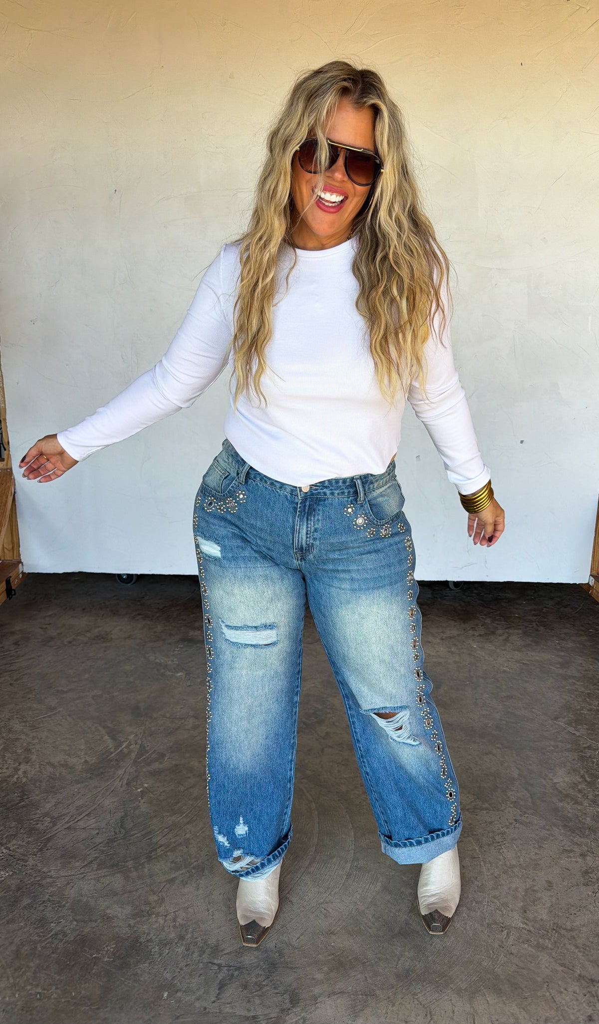 PREORDER: The Jagger Studded Jeans by Blakeley (ETA: January) - BFF Here