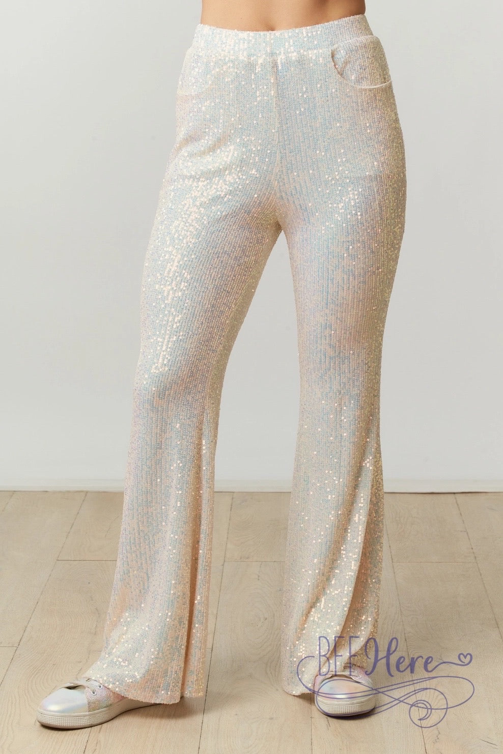 Glitz & Glam: Sequin Pants / Choice Of Color - BFF Here