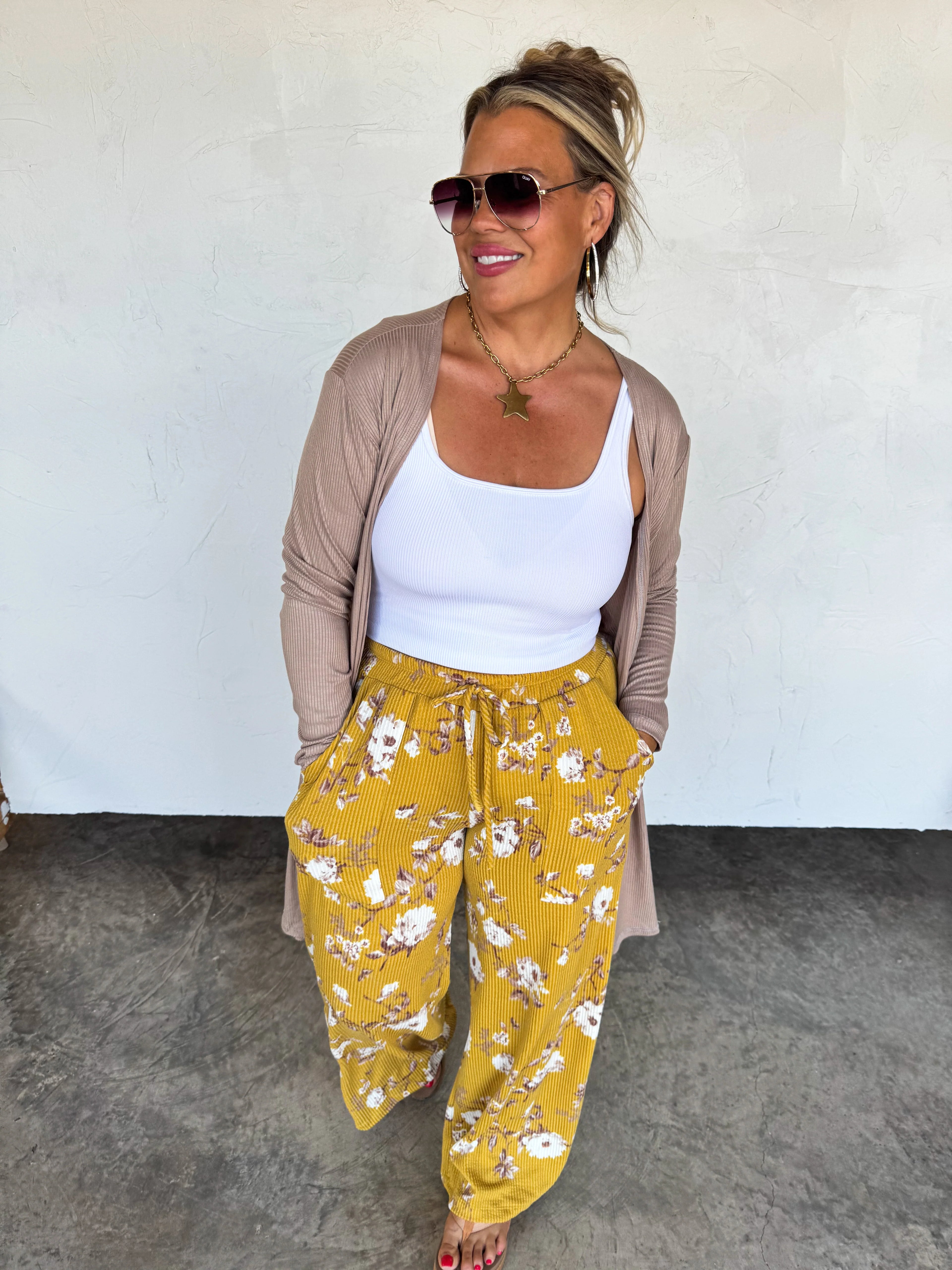 PREORDER: Haddie Floral Wide Leg Pants by Blakeley (ETA: Mid September) - BFF Here