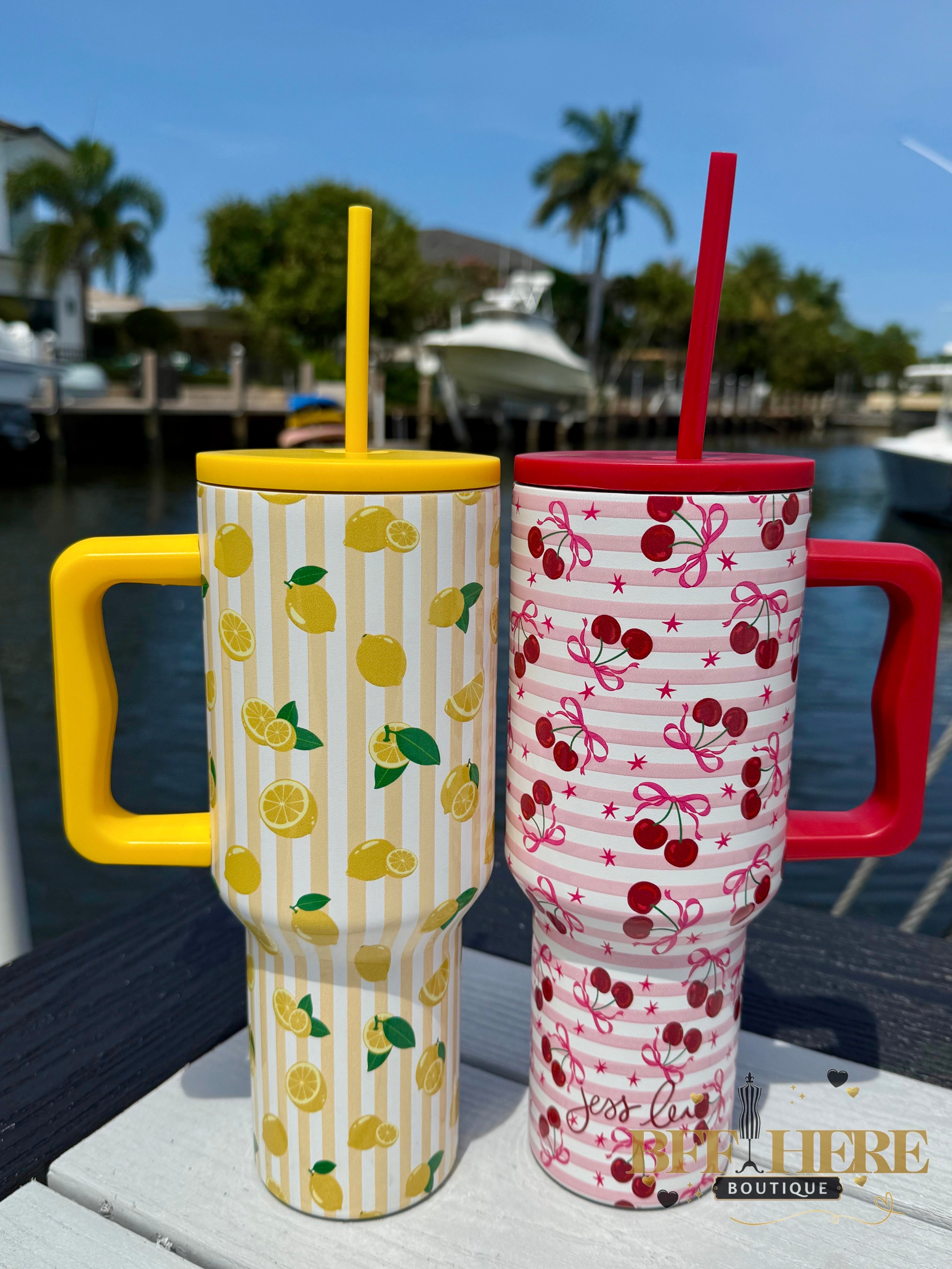 Cherry Bomb Tumbler by Jess Lea - BFF Here