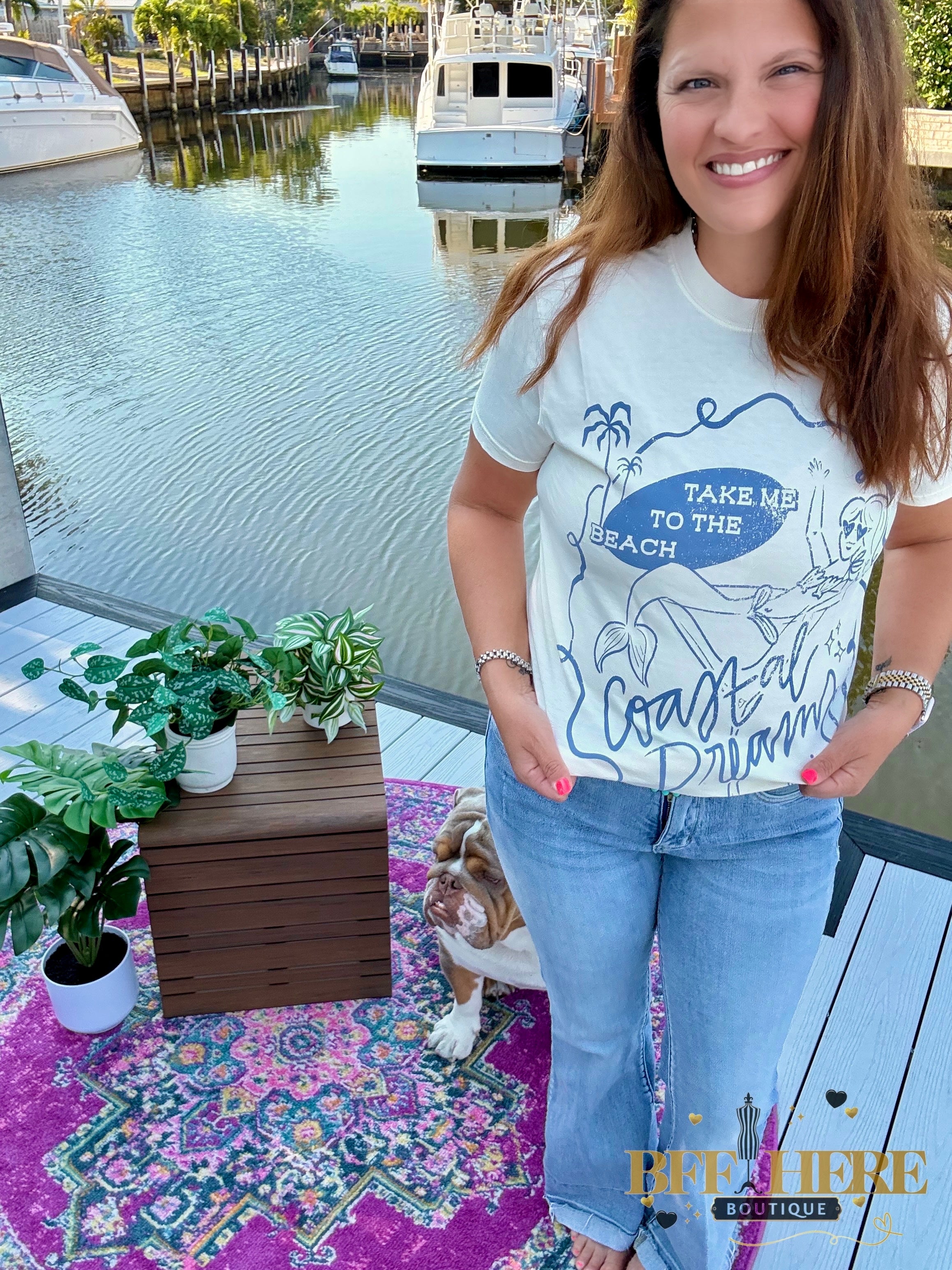 Coastal Dreams "Take Me to the Beach Tee" - BFF Here