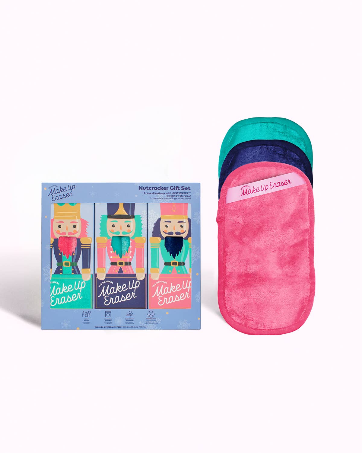 Nutcracker 3pc Mini Makeup Eraser - BFF Here