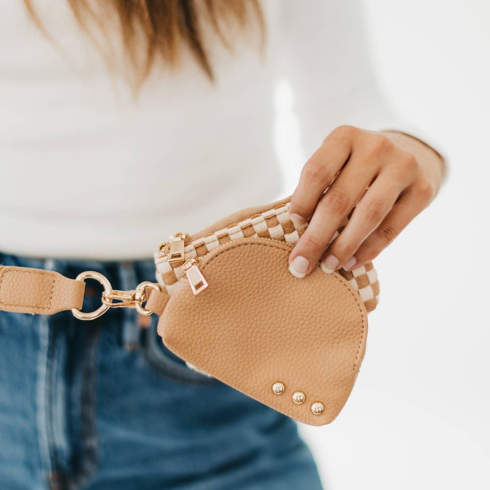 Wonderlust Woven Dual Pouch Wristlet by Pretty Simple - BFF Here