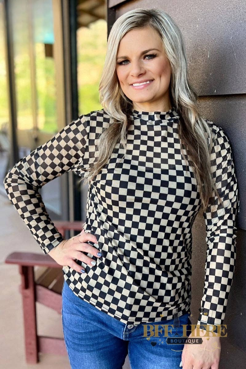 Sassy Saints Mesh Top by Sterling Kreek - BFF Here