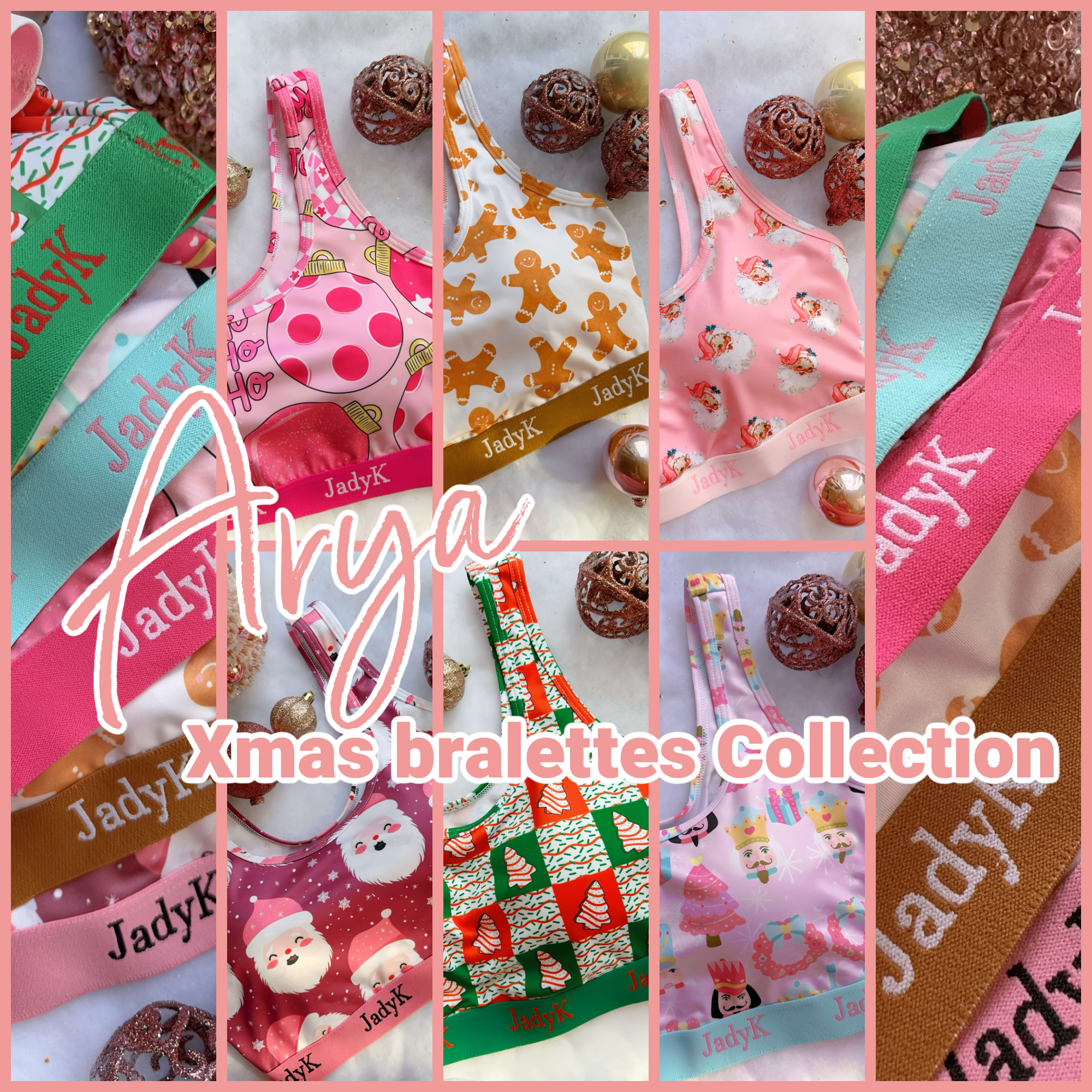 Arya Bralette Christmas Collection by JadyK - BFF Here