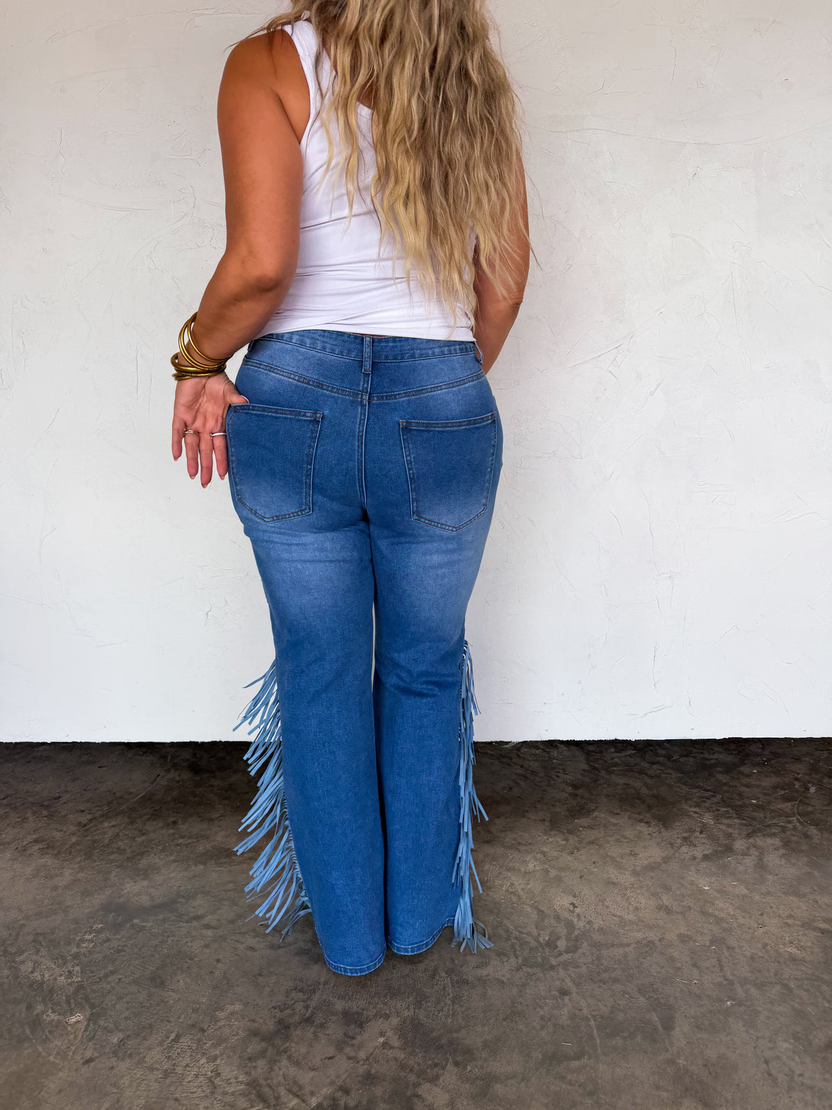 PREORDER: On The Fringe Flare Jeans by Blakeley (ETA December)