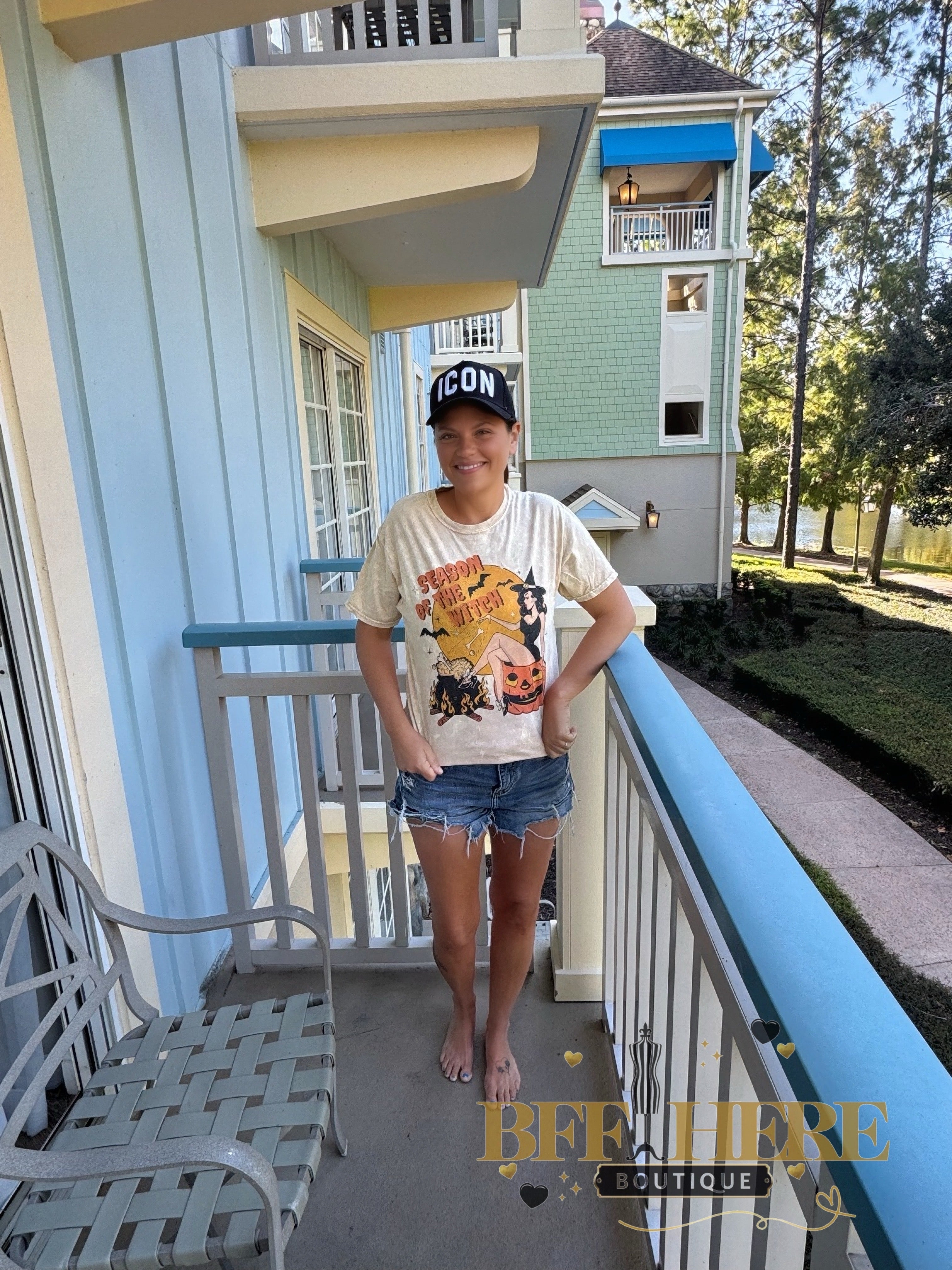 Season of the Witch Vintage Halloween Tee - BFF Here