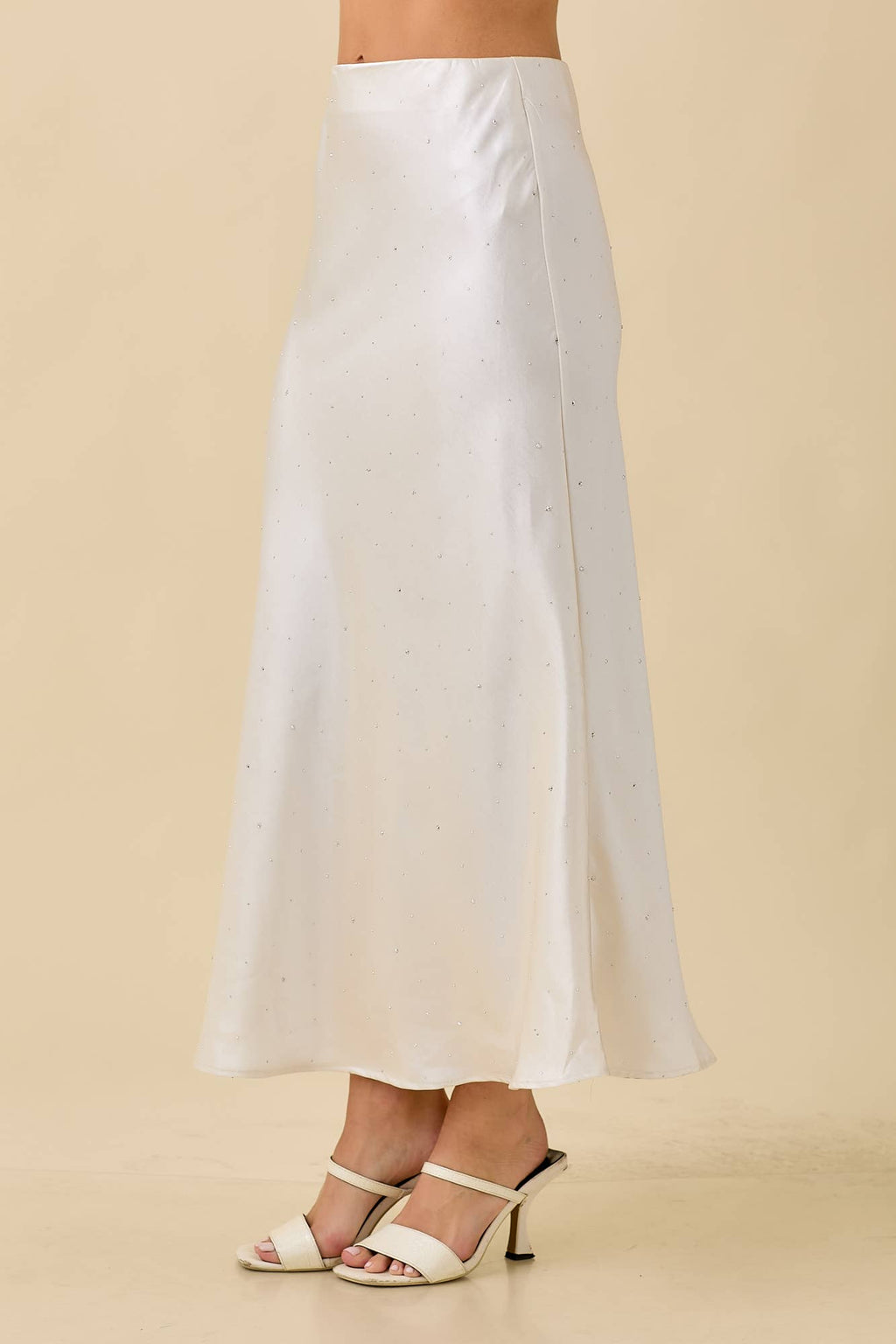 Sparkle Season Satin Maxi Skirt by Main Strip - BFF Here