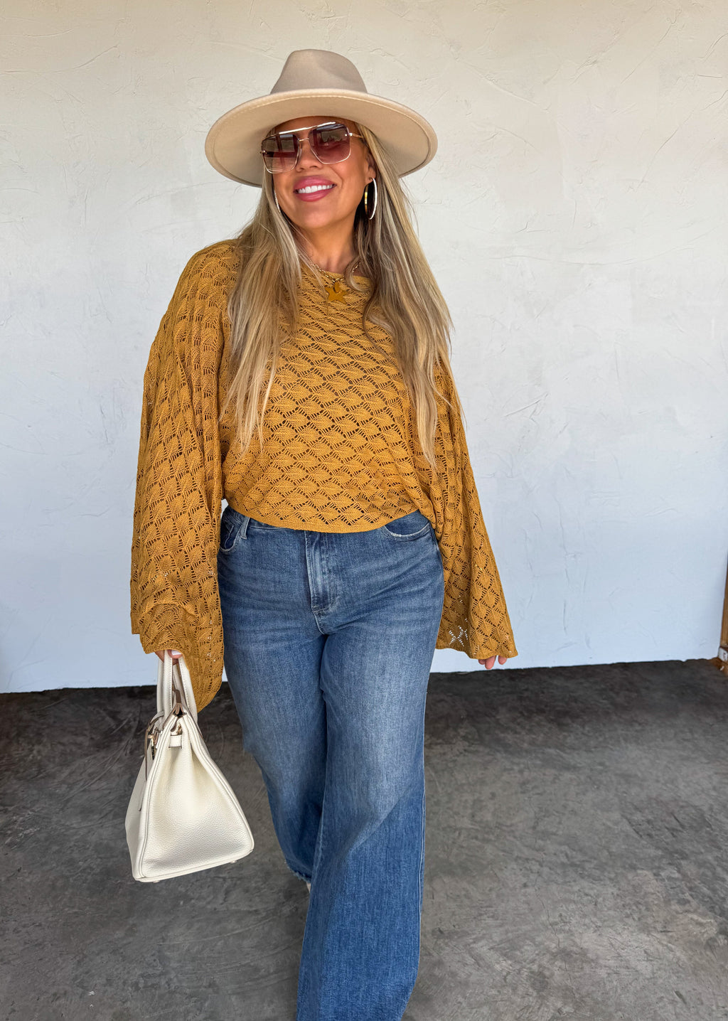 PREORDER- FALL COLORS FREE SPIRIT BELL SLEEVE TOP - BFF Here