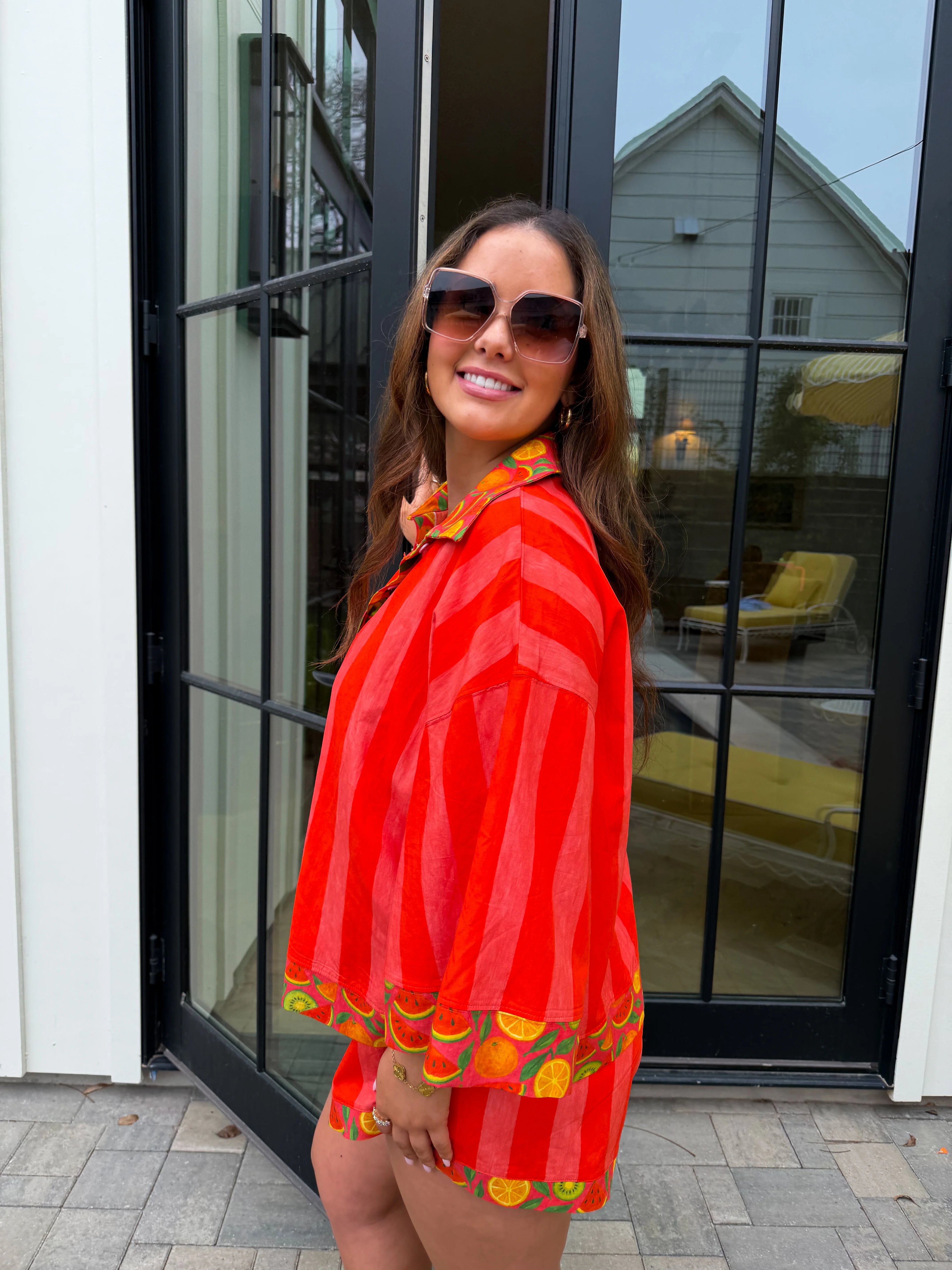 PREORDER: Fruit Salad Button Down Top by Blakeley (ETA: April)