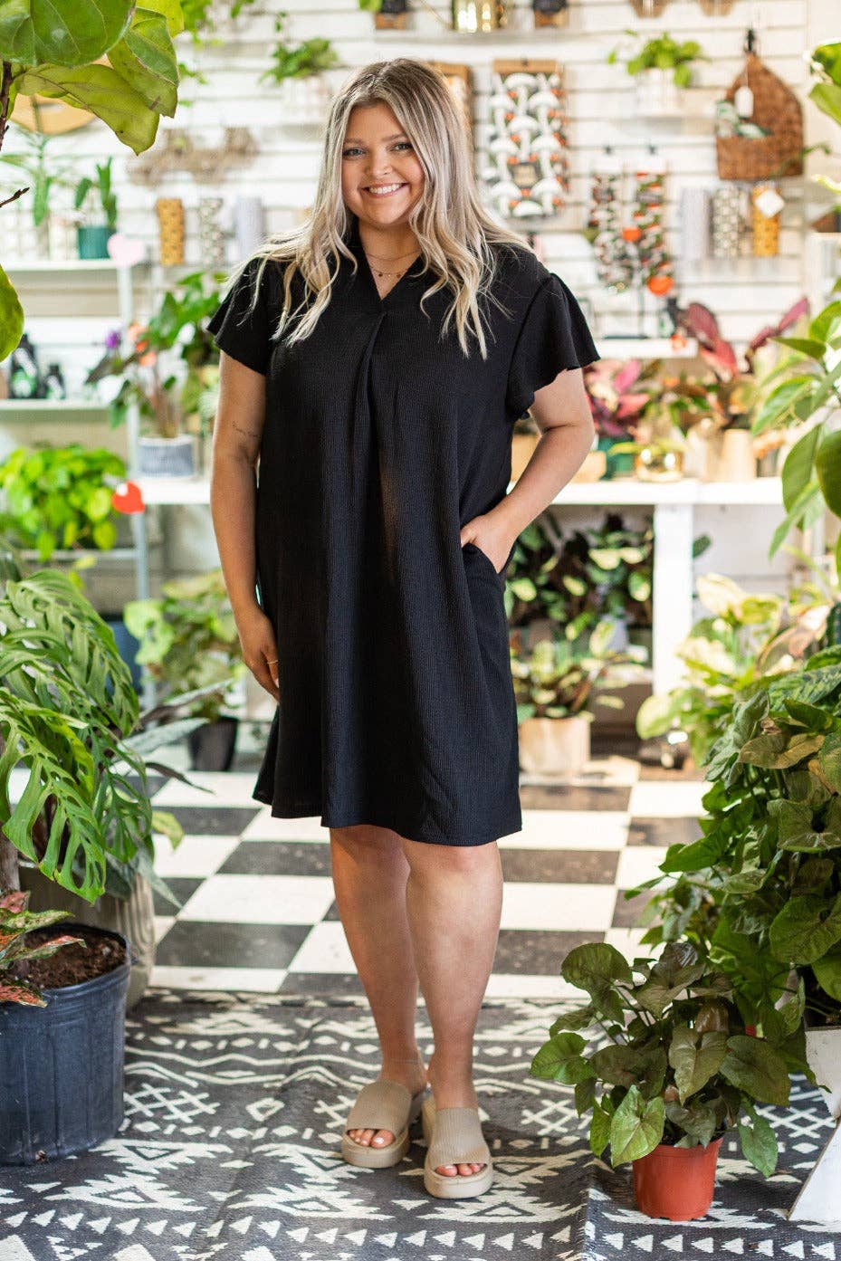The Nicole Dress / Black by Grace & Emma - BFF Here