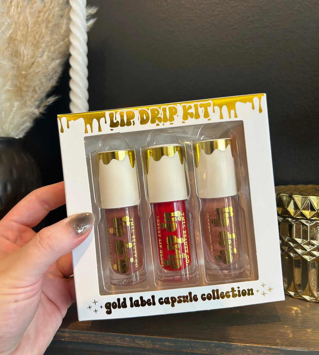 TMLL Gold Capsule Lip Drip Trio - Limited Edition by TMLL Beauty - BFF Here