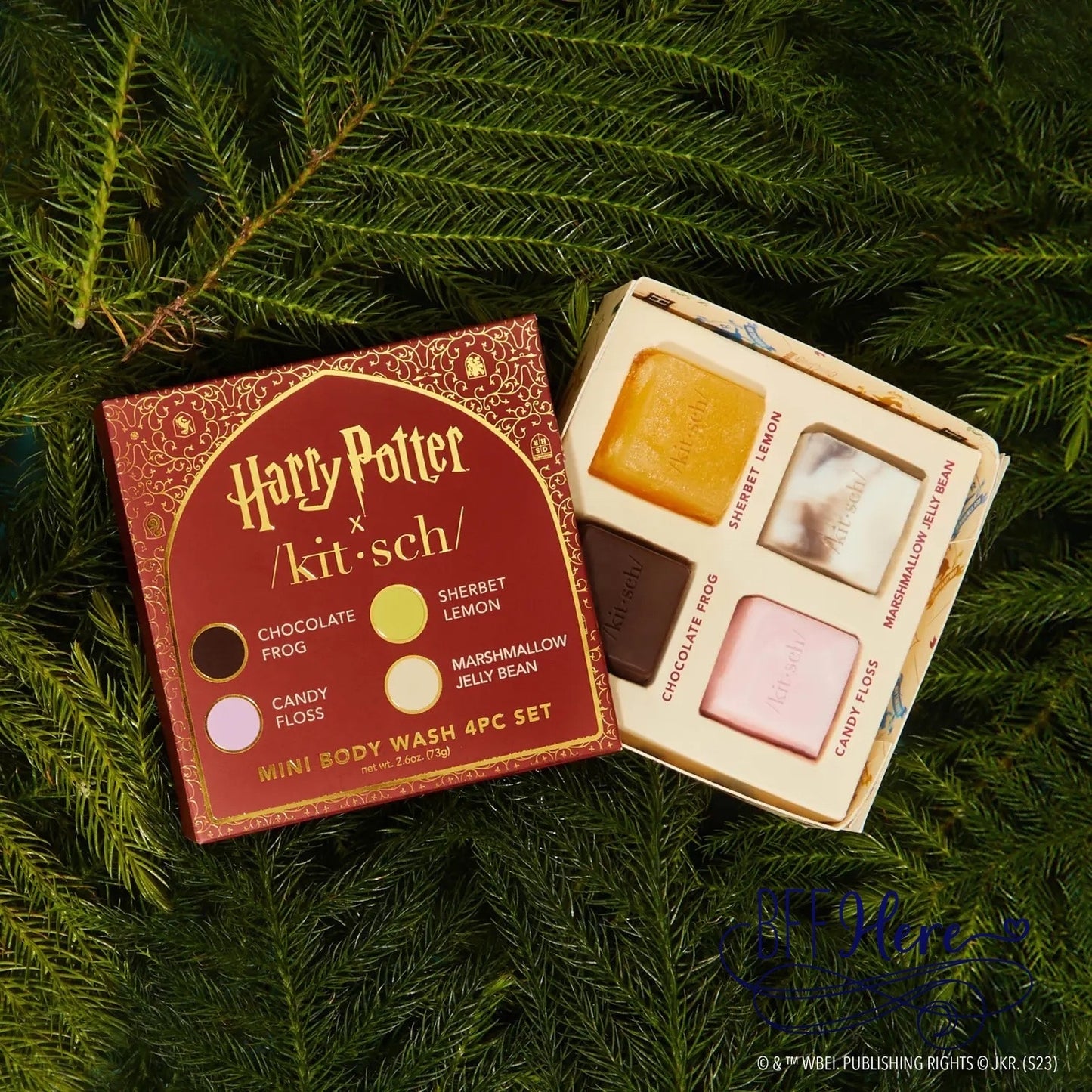 Harry Potter X Kitsch Body Wash — 4pc Set - BFF Here