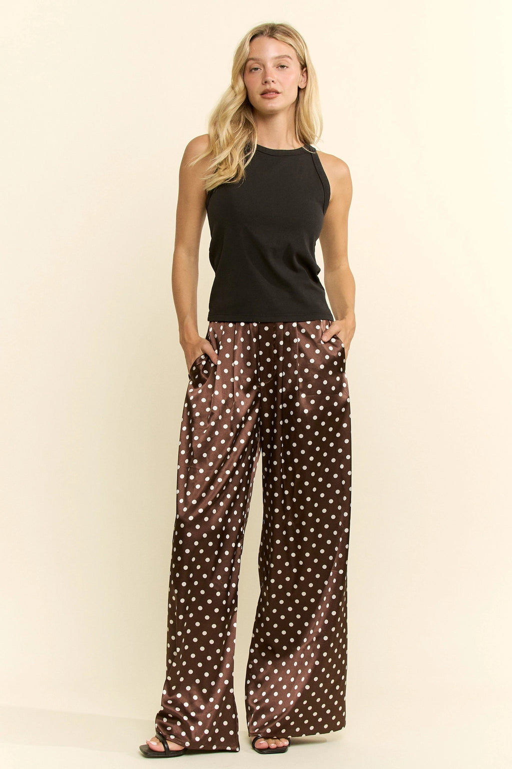 Soft Dot Wide Pants (ARRAY)  by Jade by Jane (Ships 2-3 weeks) - BFF Here