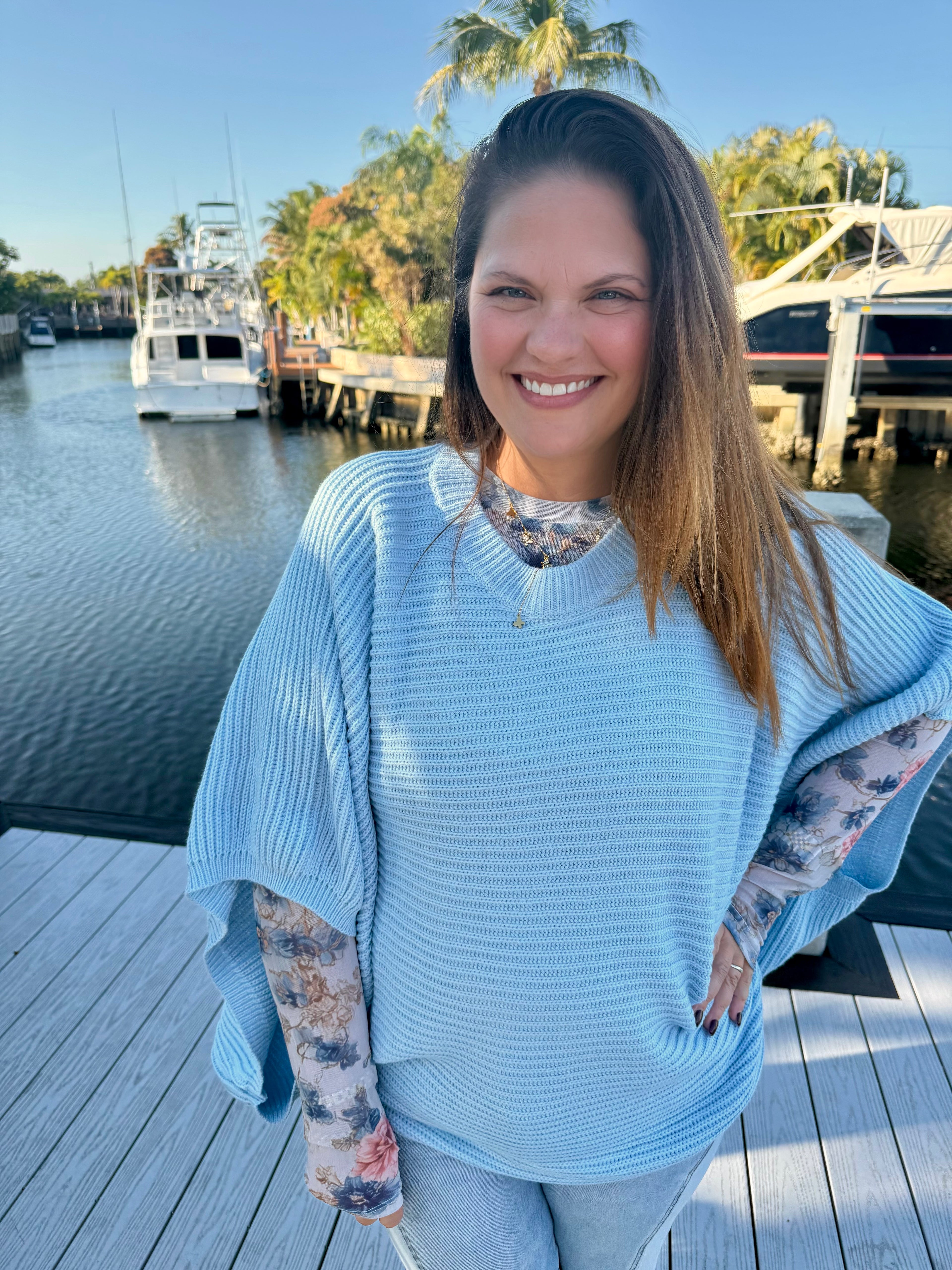 Spring Meg Pullover Poncho by Blakeley - BFF Here