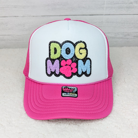 Paw-some Mom Colorful Dog Mom Trucker Hat - BFF Here