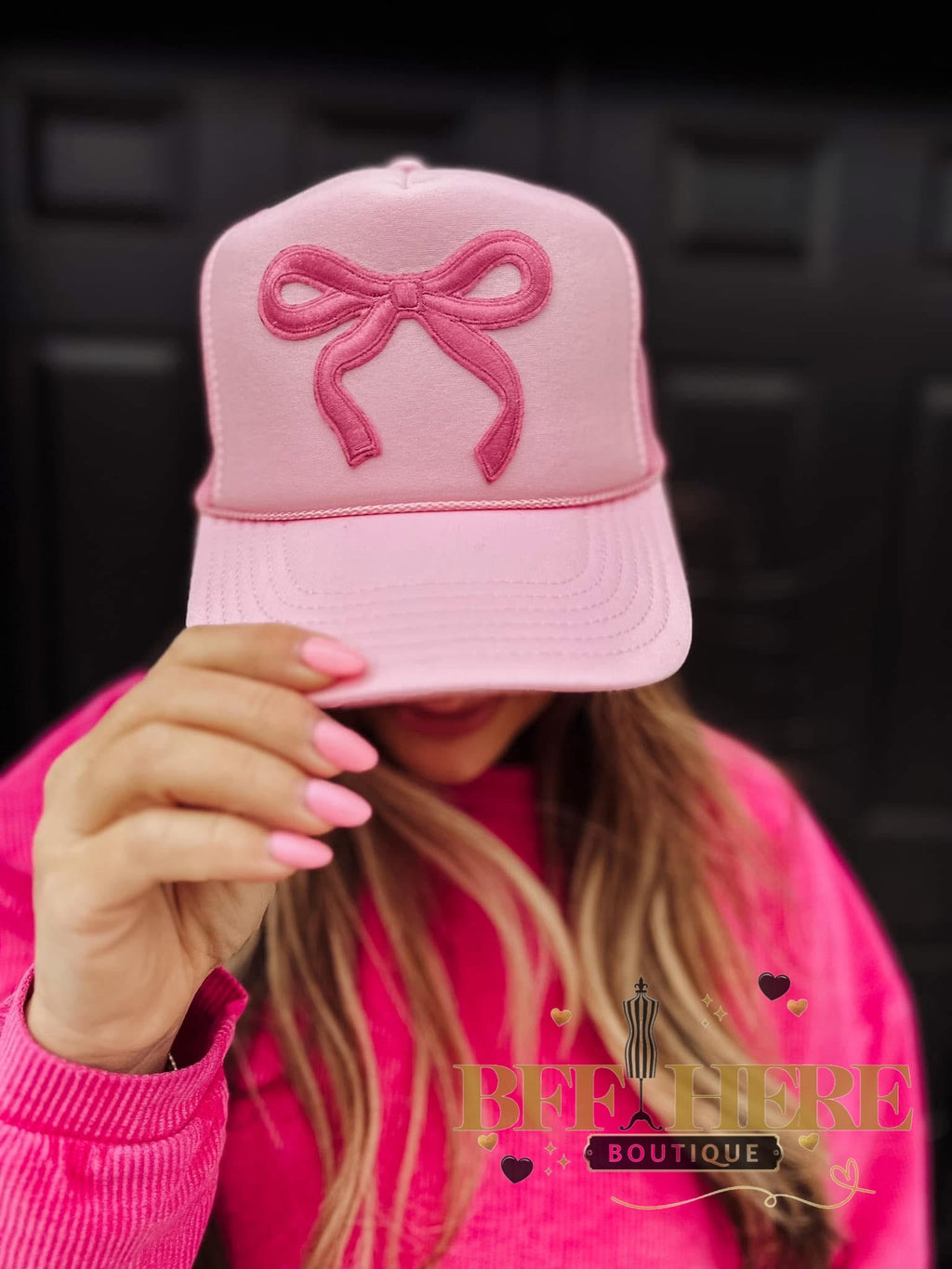 Bow Babe Trucker Hat / Choice of Color - BFF Here