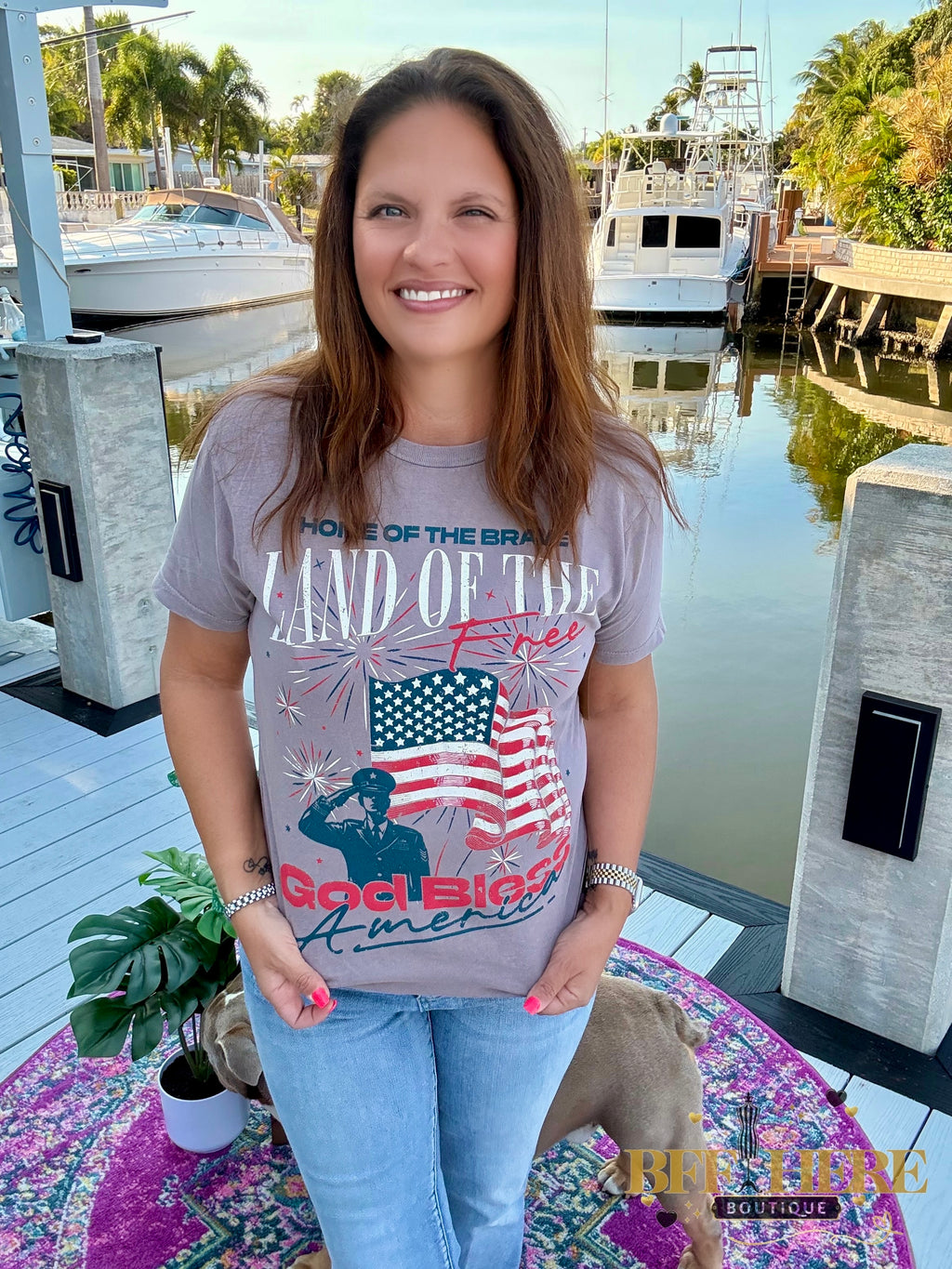 Vintage Old Glory Tee - BFF Here