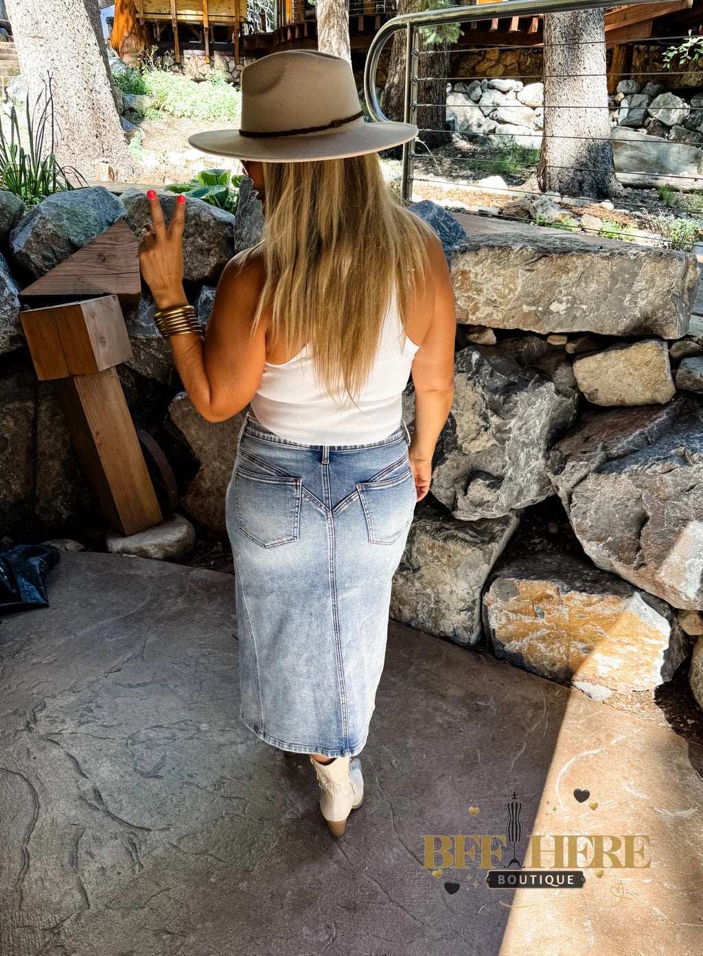 Jules Denim Skirt by Blakeley - BFF Here