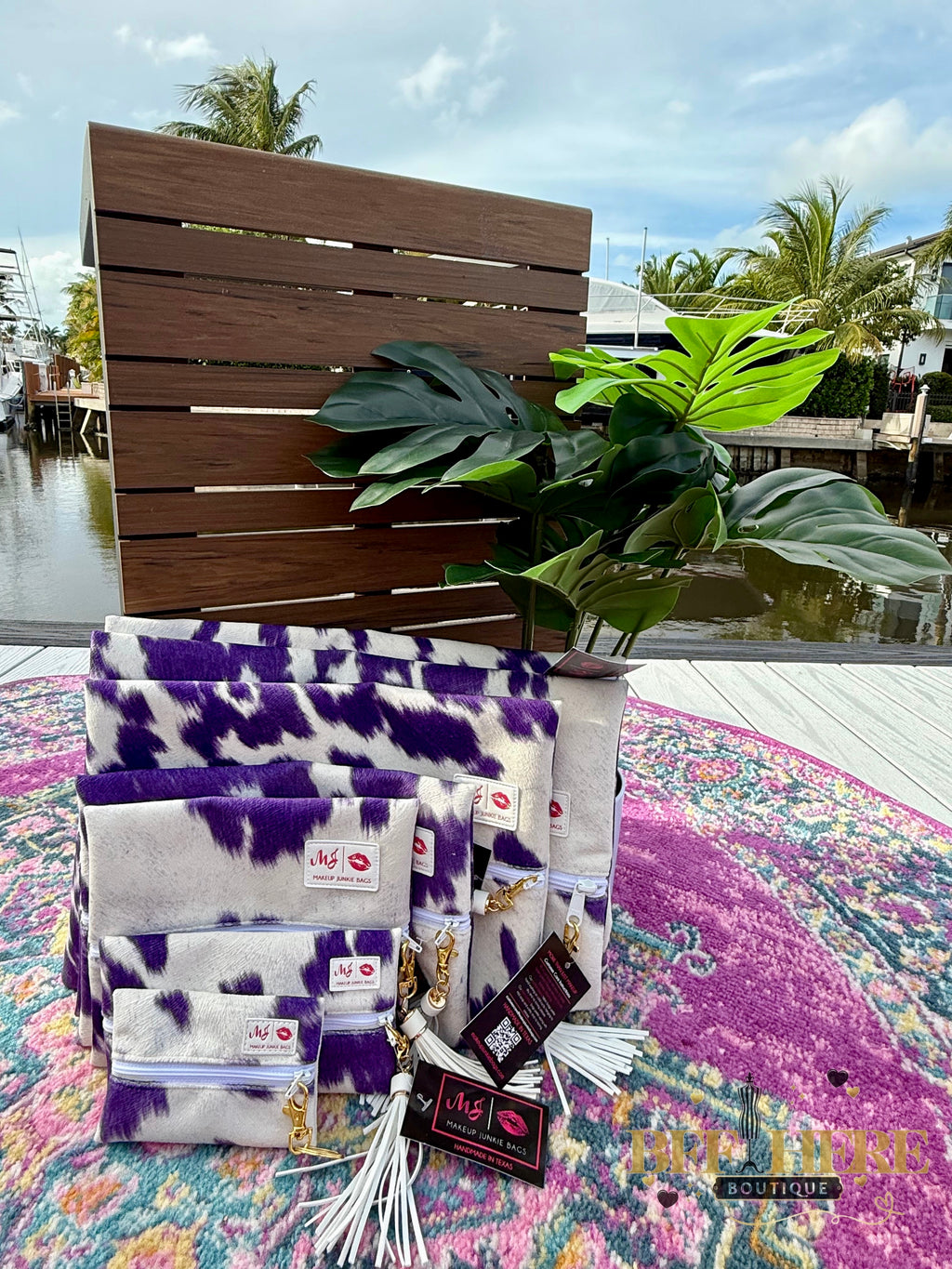 Violet Vaquero by Makeup Junkie Bags (Choice of Size) - BFF Here