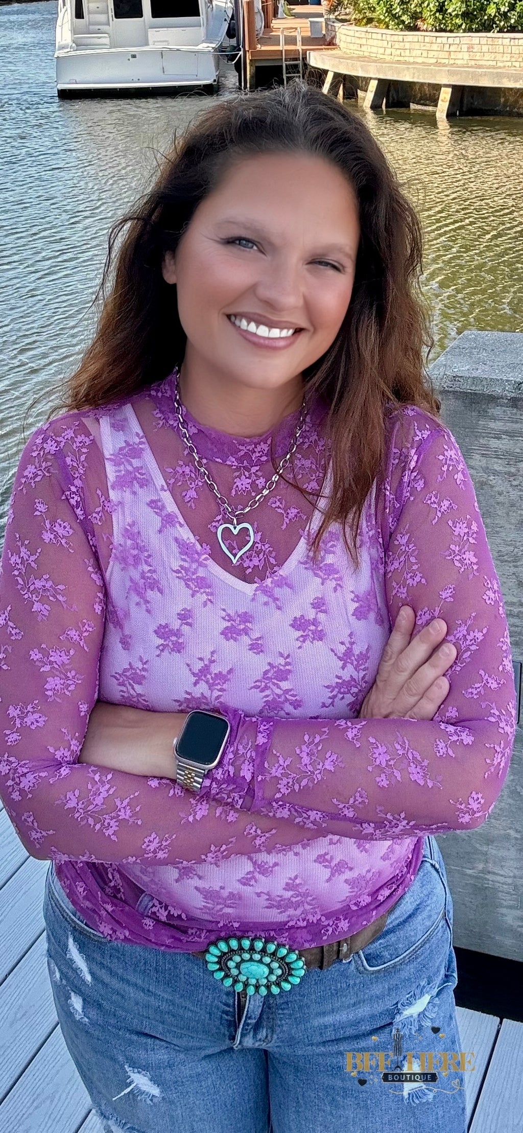 Purple Skies Lace Top by Sterling Kreek - BFF Here