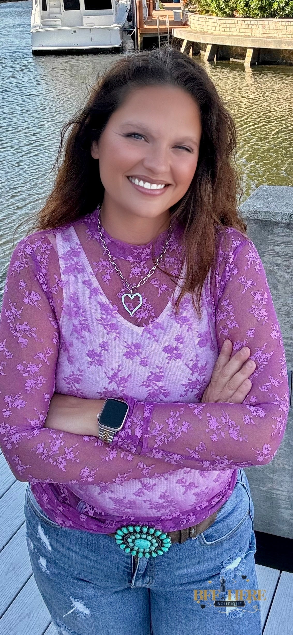 Purple Skies Lace Top by Sterling Kreek - BFF Here